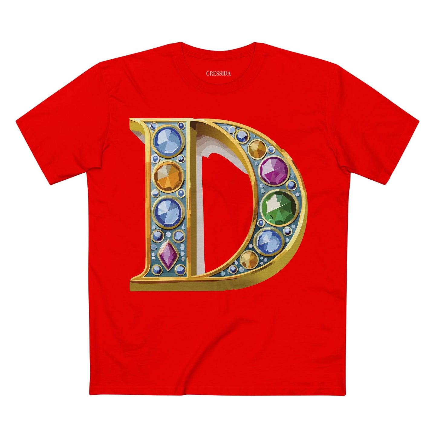 Letter Shirt, Shirt with Letters, Tee Shirt with Gold Letters