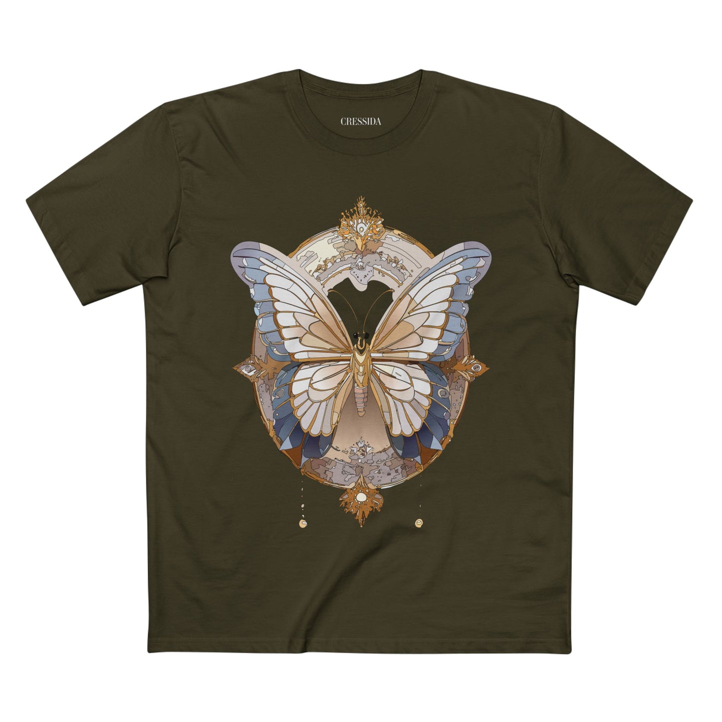 Butterfly shirt, Shirt with Butterfly, Tee Shirt with Antique Butterfly
