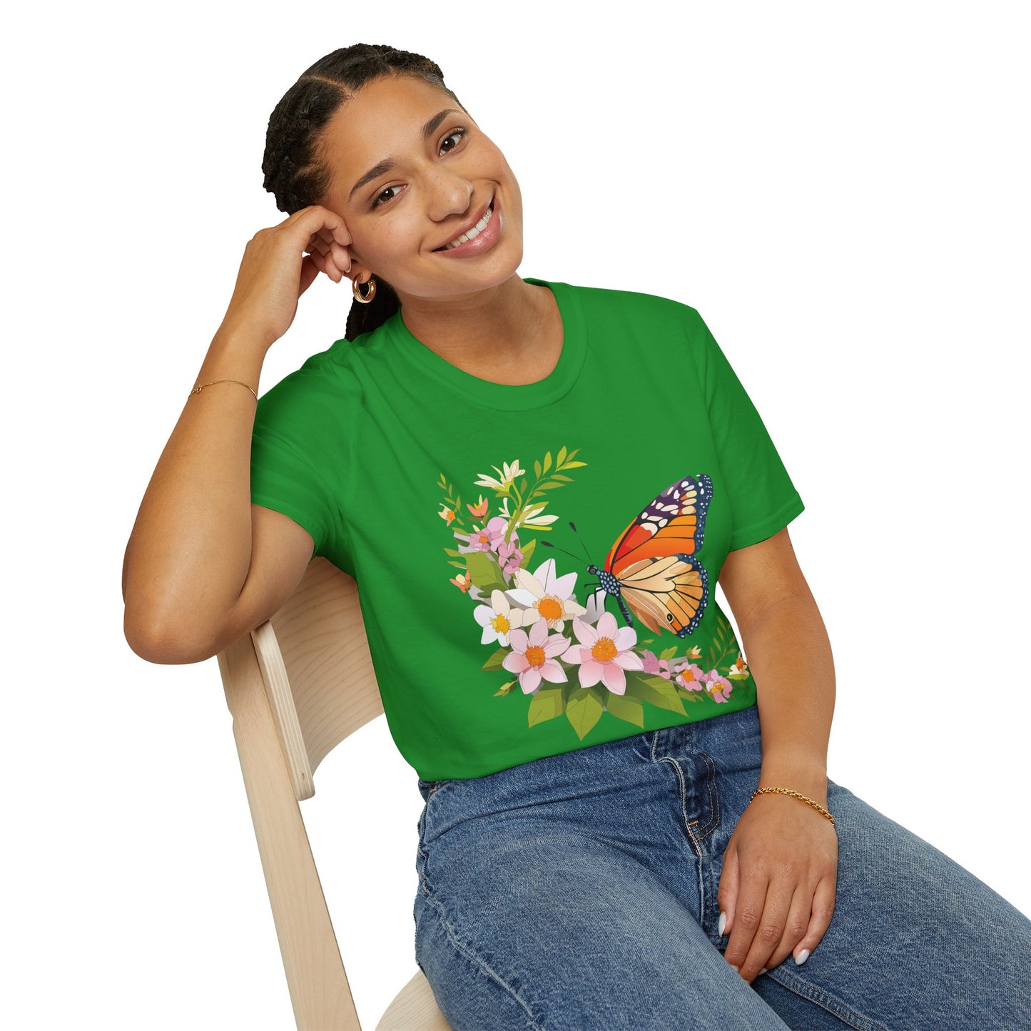 Butterfly Shirt, T Shirt with Butterfly, Monarch Shirt