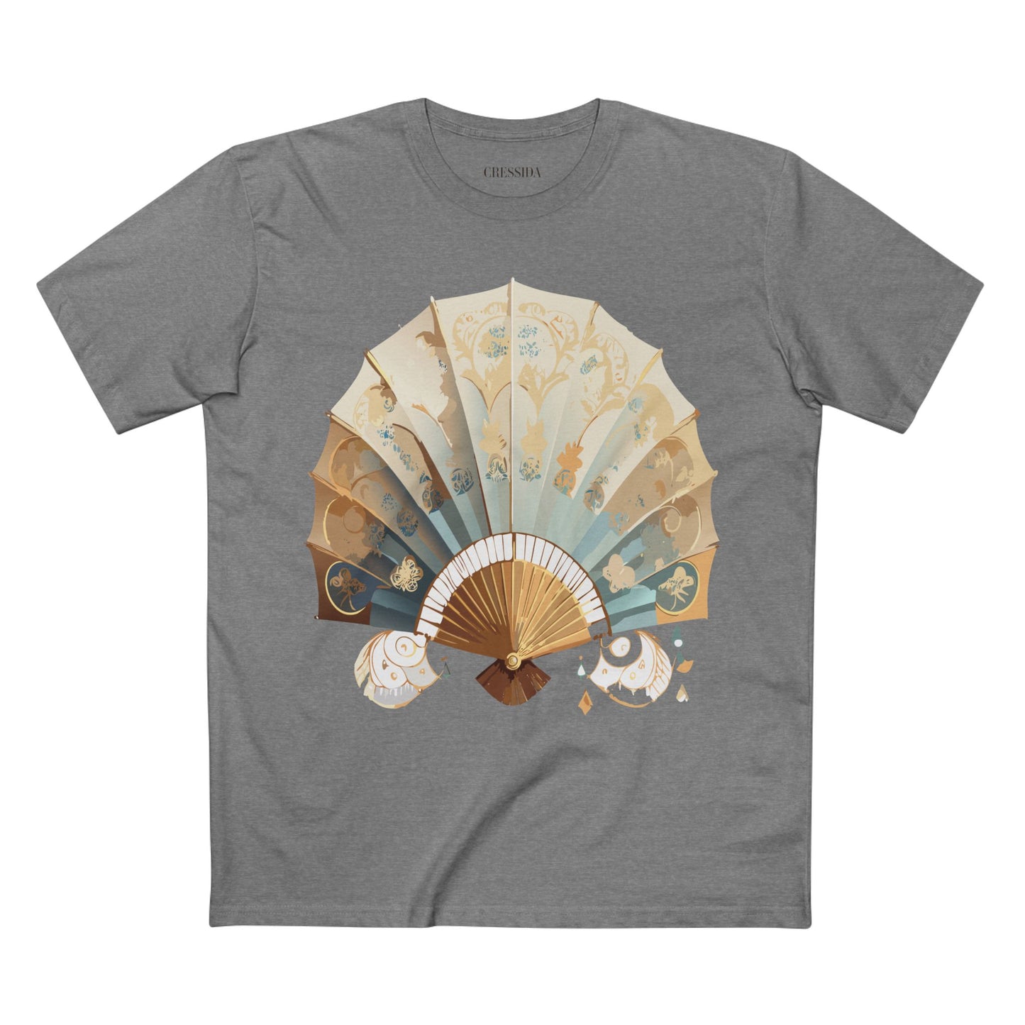Fan shirt, Shirt with Fan, Tee Shirt with Antique Fan