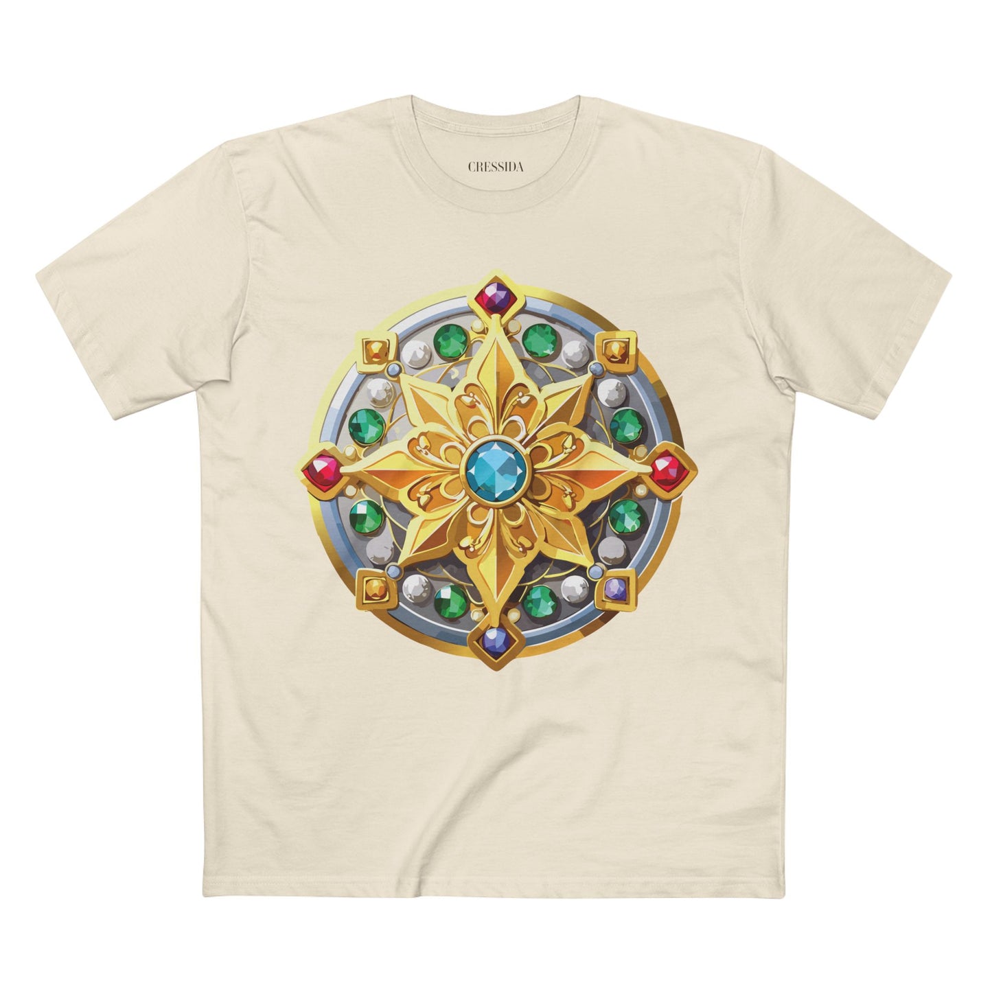 Medallion Shirt, Shirt with Medallion, Tee Shirt with Medal