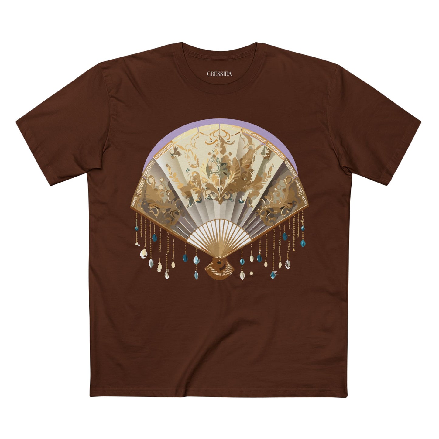 Fan shirt, Shirt with Fan, Tee Shirt with Antique Fan
