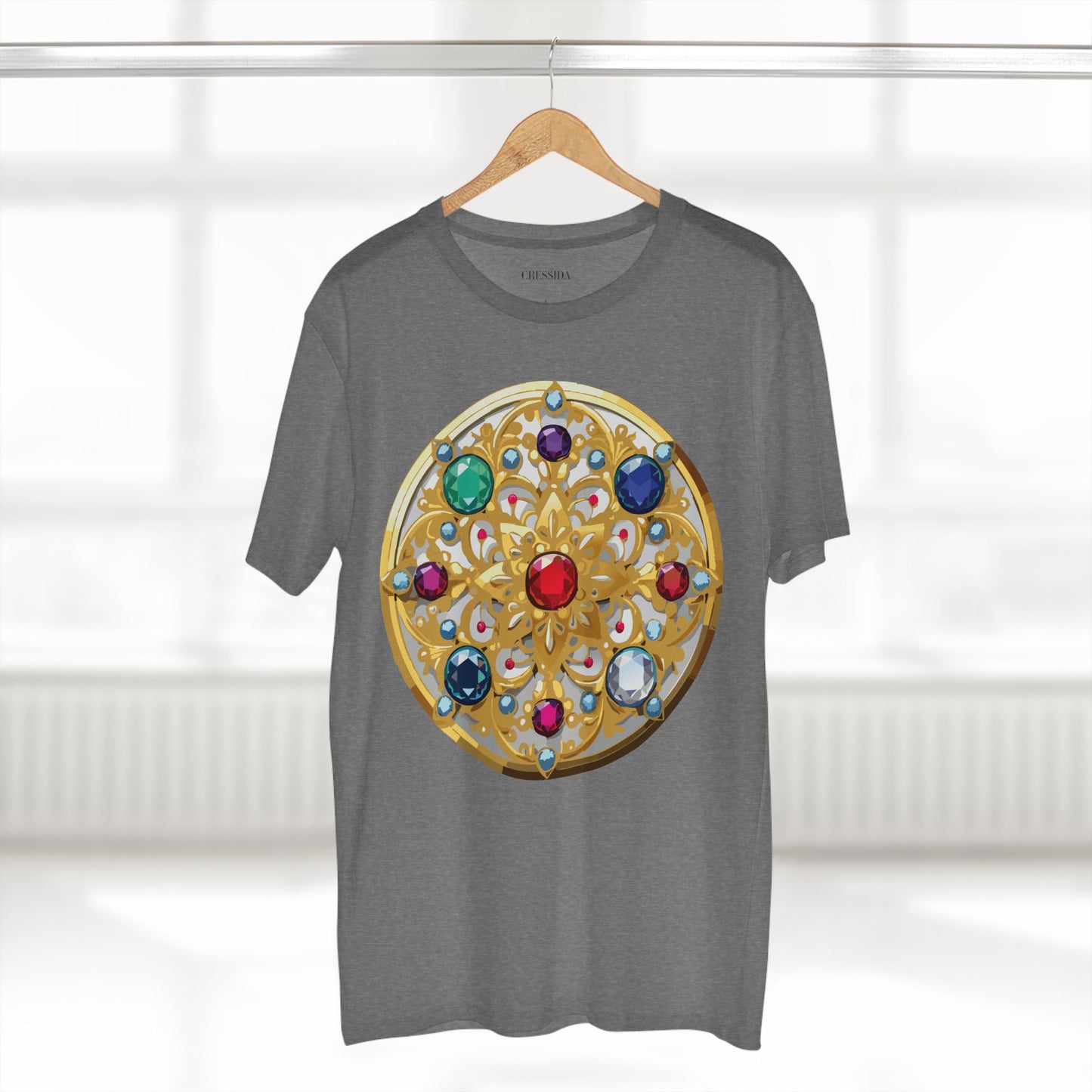 Medallion Shirt, Shirt with Medallion, Tee Shirt with Medal