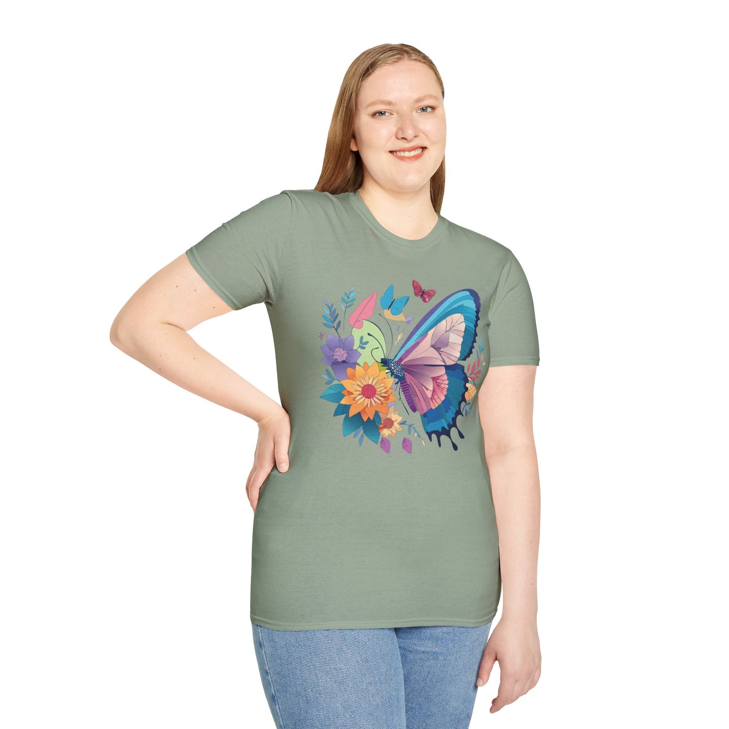 Butterfly Shirt, T Shirt with Butterfly, Monarch Shirt