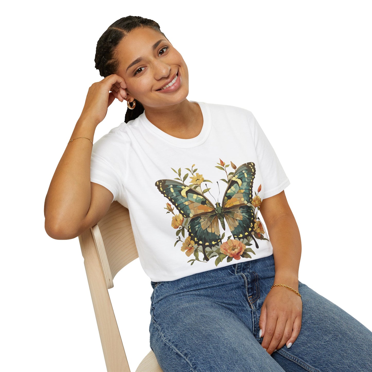 Butterfly Shirt, T Shirt with Butterfly, Monarch Shirt