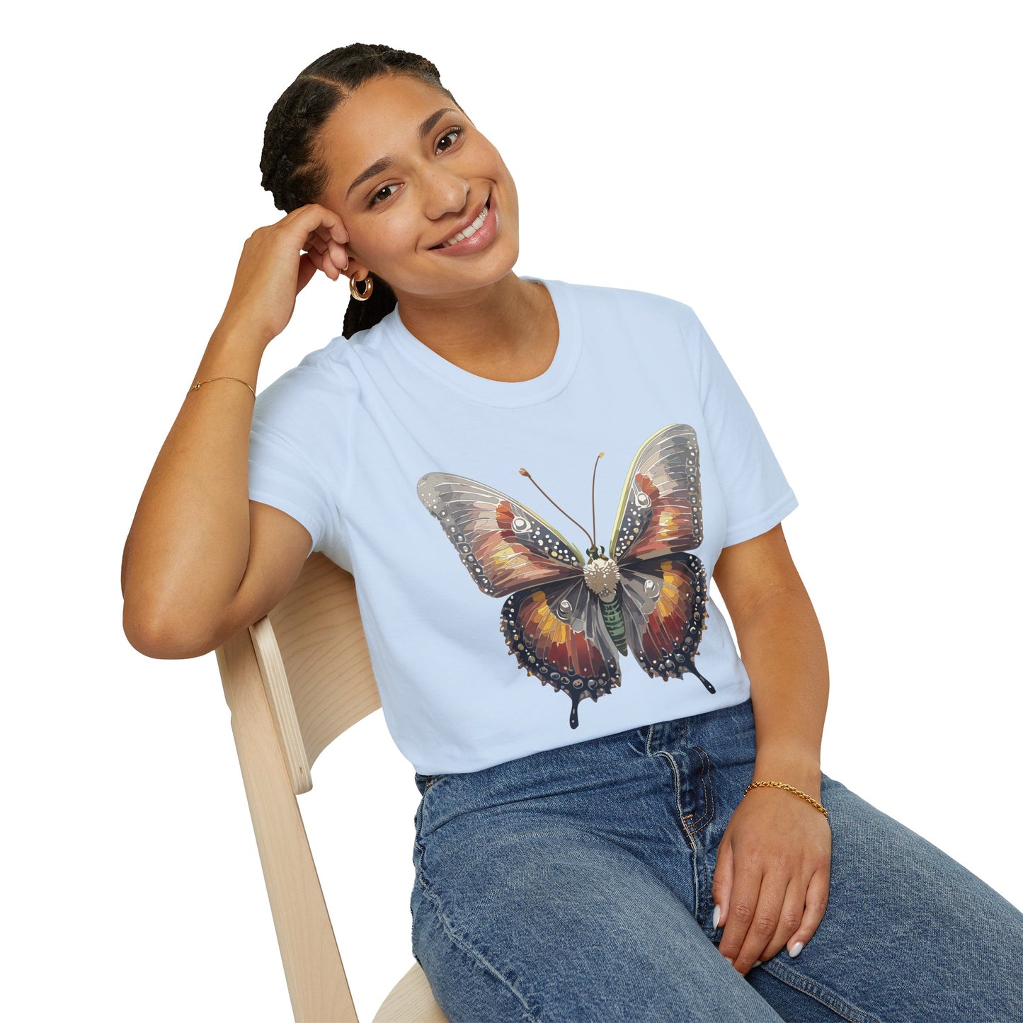 Butterfly Shirt, T Shirt with Butterfly, Monarch Shirt