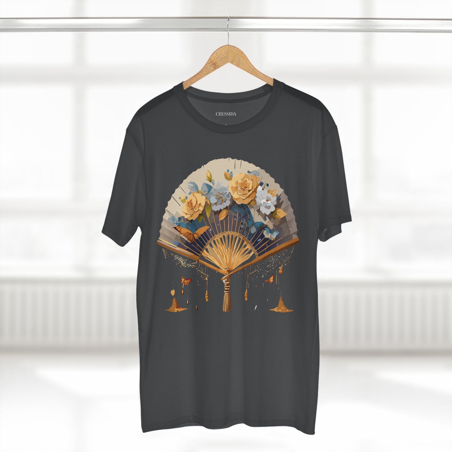 Fan shirt, Shirt with Fan, Tee Shirt with Antique Fan