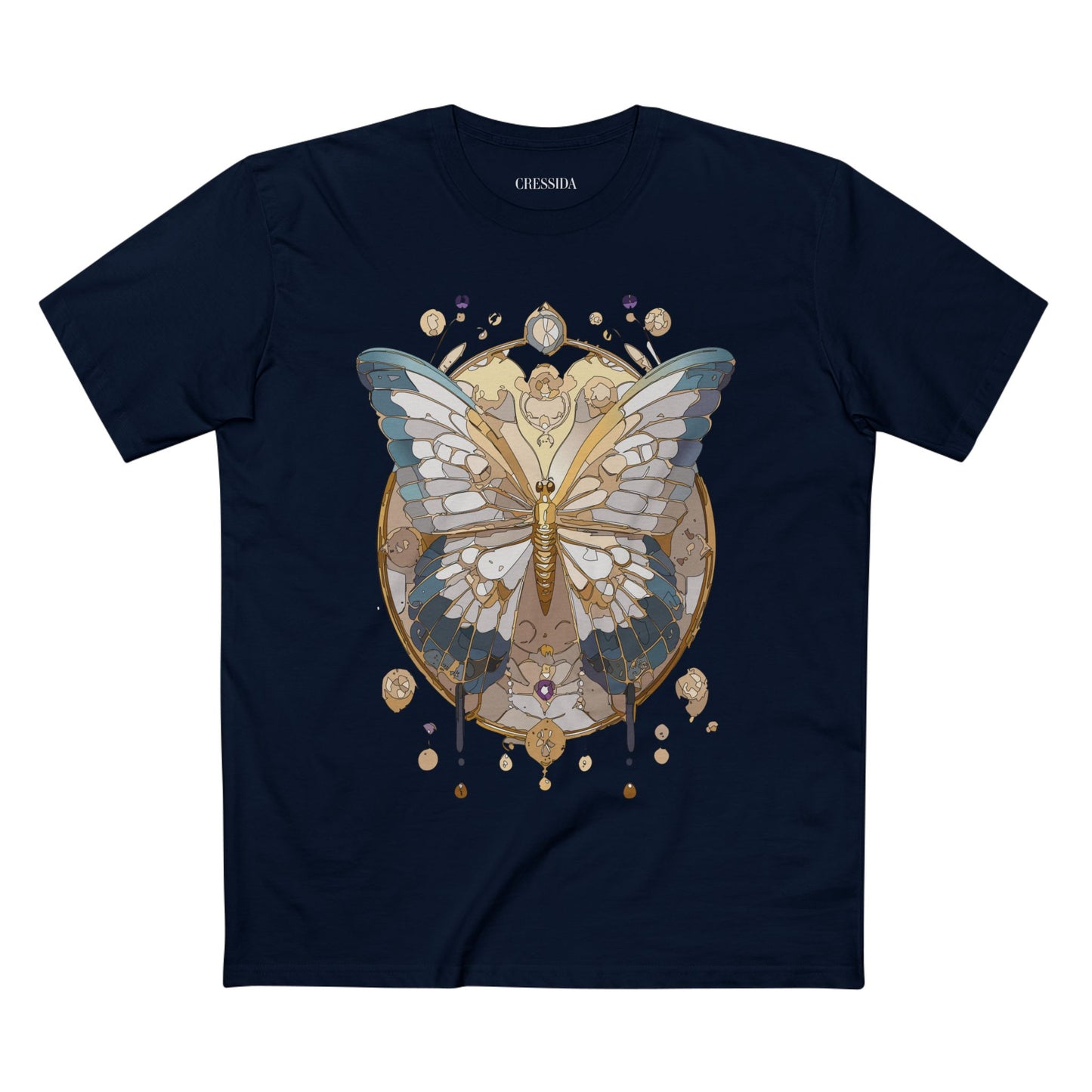 Butterfly shirt, Shirt with Butterfly, Tee Shirt with Antique Butterfly