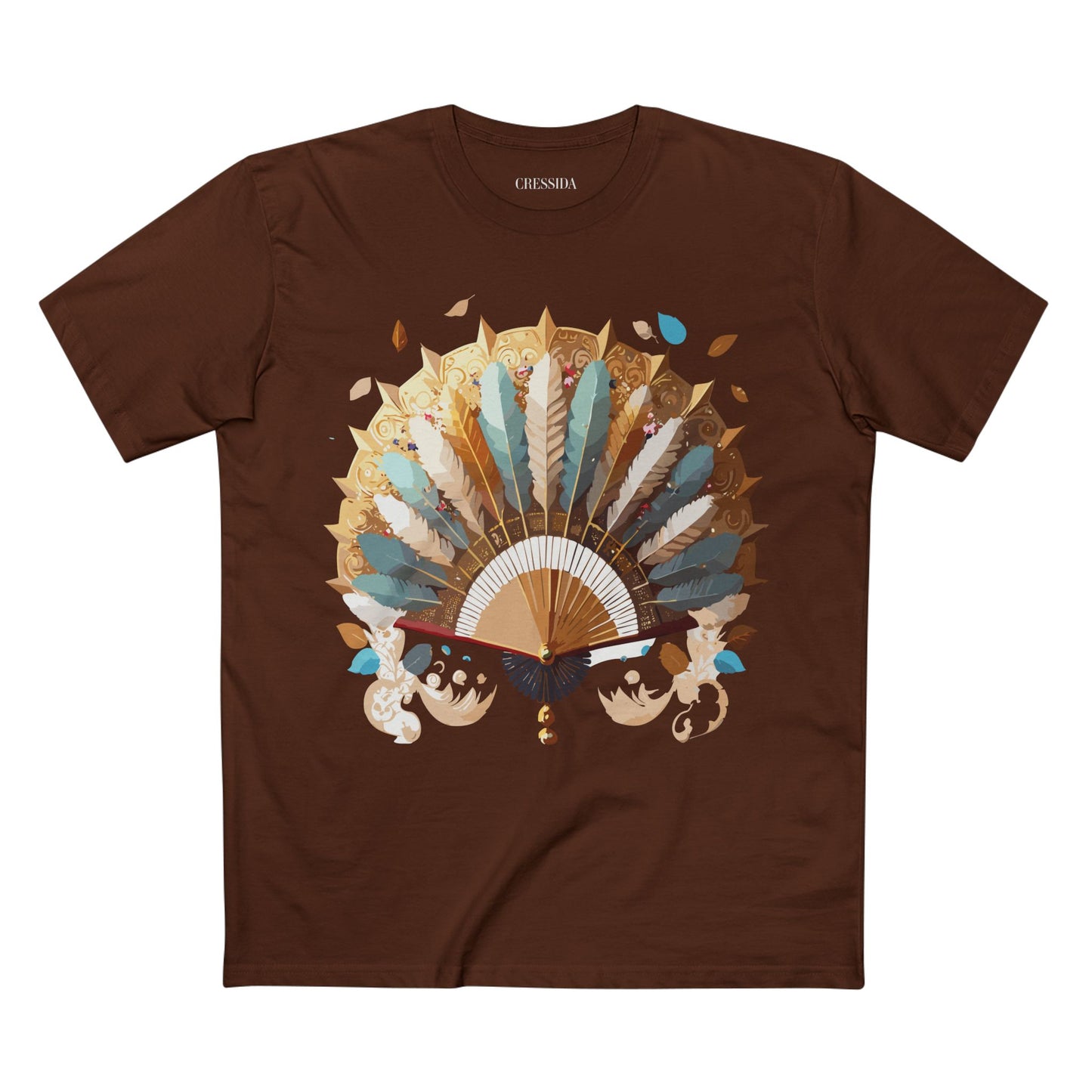 Fan shirt, Shirt with Fan, Tee Shirt with Antique Fan