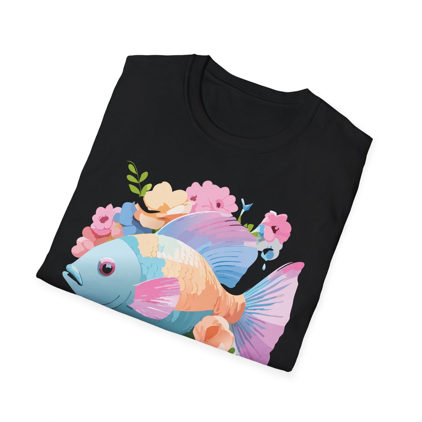 Fish Art Design Shirt, T Shirt with Fish, Graphic Shirt, Tee Shirt with Graphic Design, Shirt with Fish Graphic Art