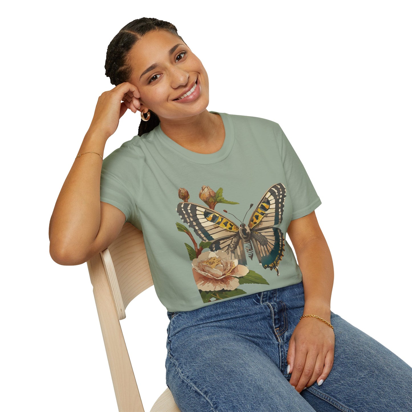 Butterfly Shirt, T Shirt with Butterfly, Monarch Shirt