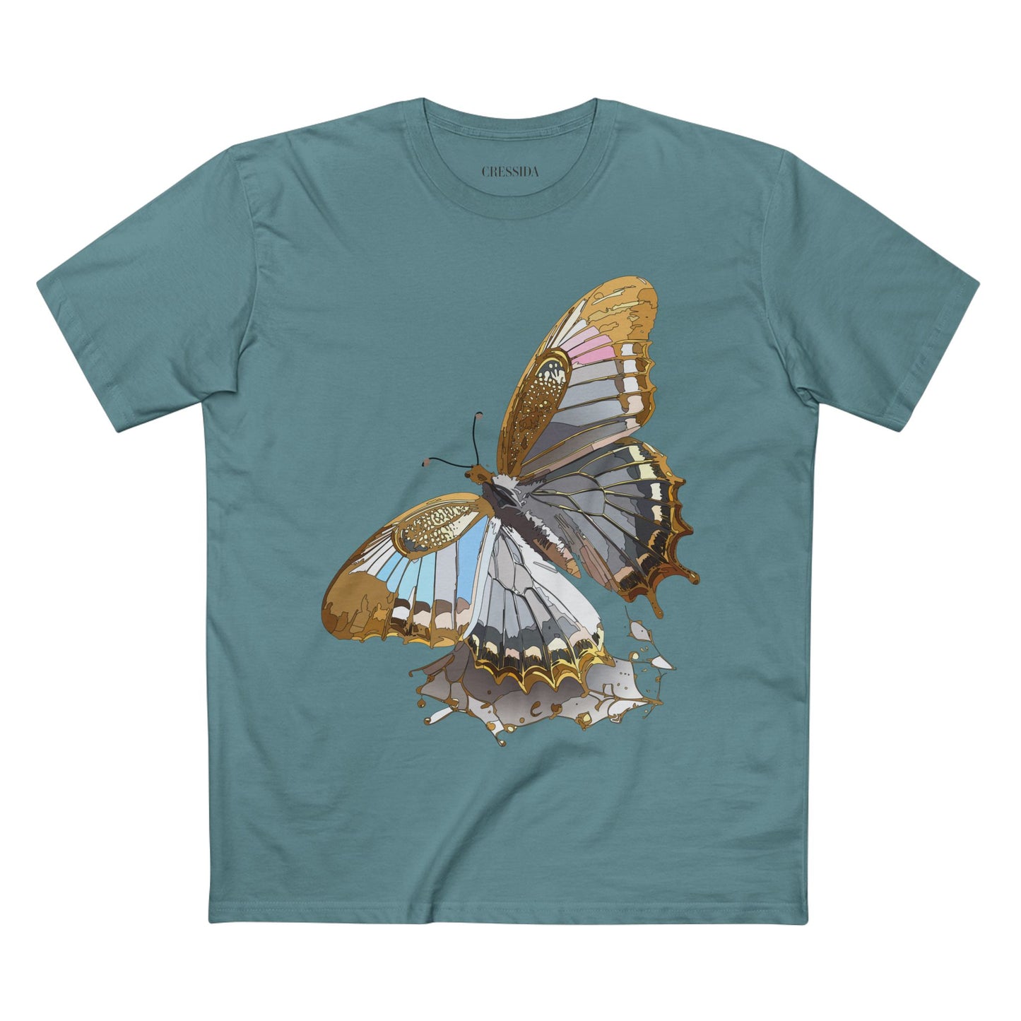 Butterfly shirt, Shirt with Butterfly, Tee Shirt with Antique Butterfly