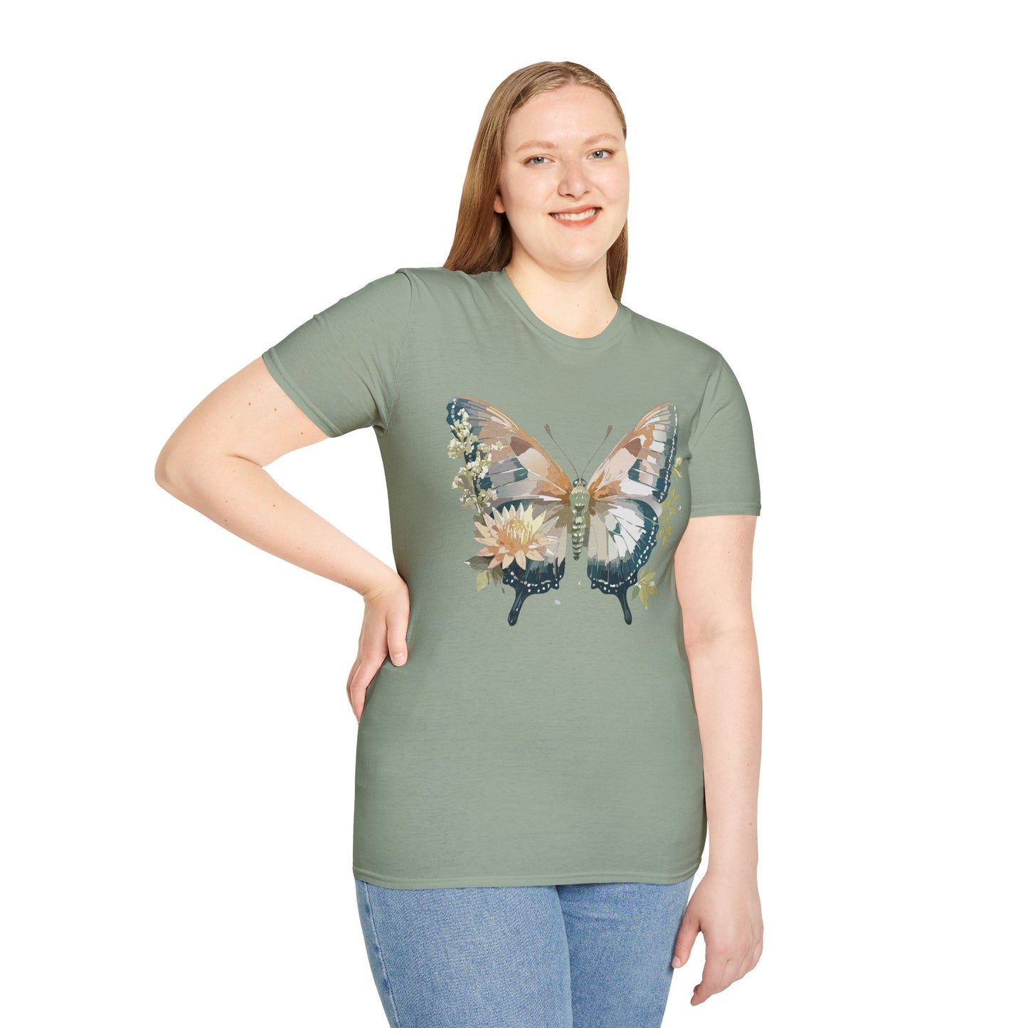 Butterfly Shirt, T Shirt with Butterfly, Monarch Shirt