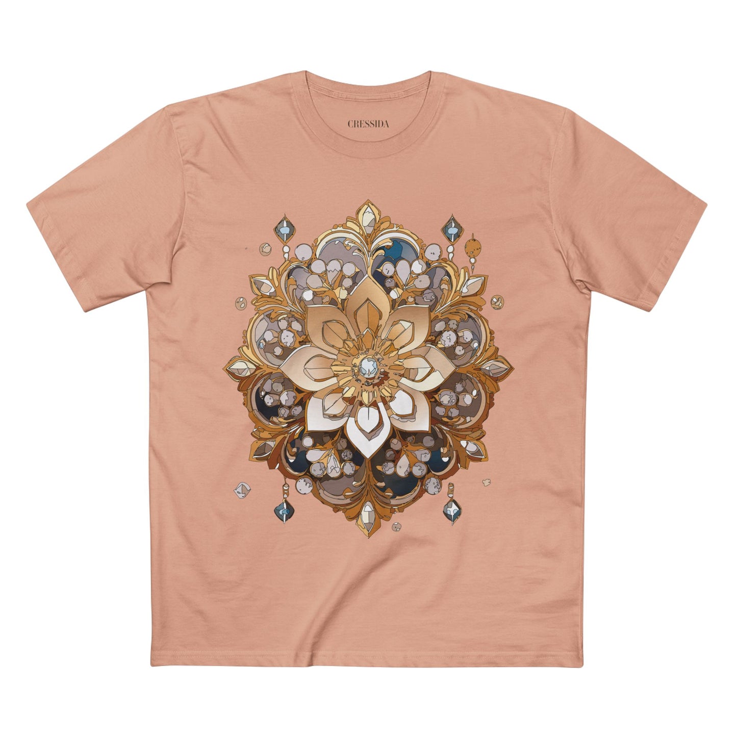 Floral Shirt, Shirt with Flower, Tee Shirt with Antique Flower