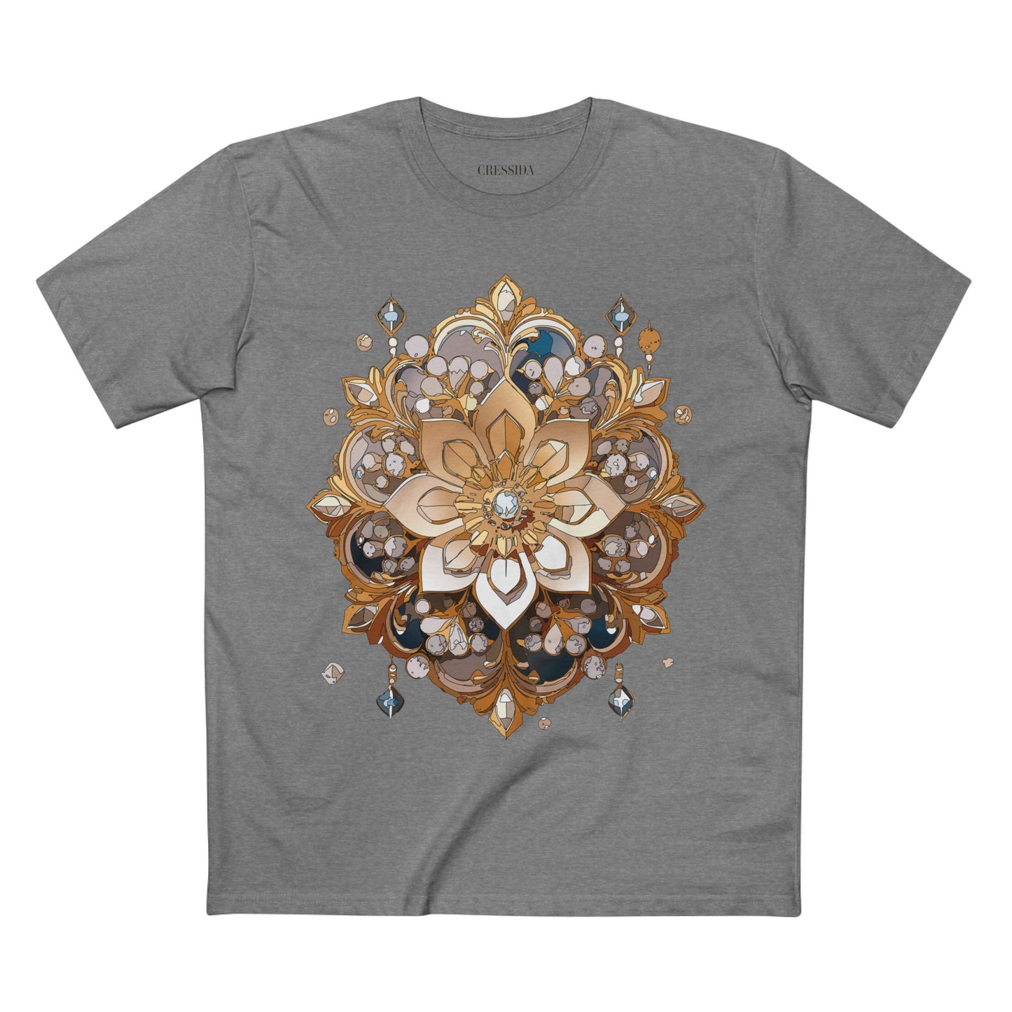 Floral Shirt, Shirt with Flower, Tee Shirt with Antique Flower