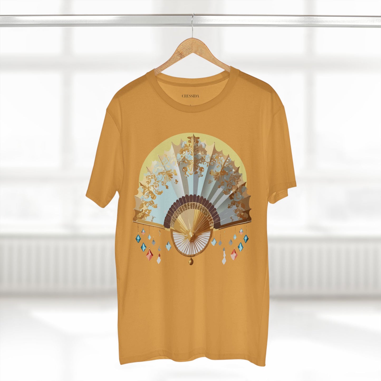 Fan shirt, Shirt with Fan, Tee Shirt with Antique Fan
