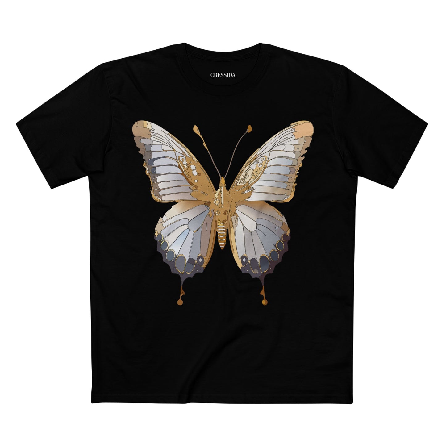 Butterfly shirt, Shirt with Butterfly, Tee Shirt with Antique Butterfly