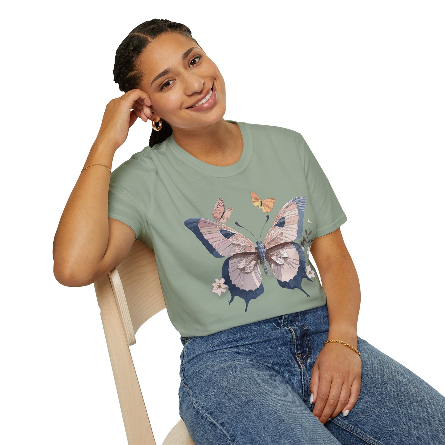 Butterfly Shirt, T Shirt with Butterfly, Monarch Shirt