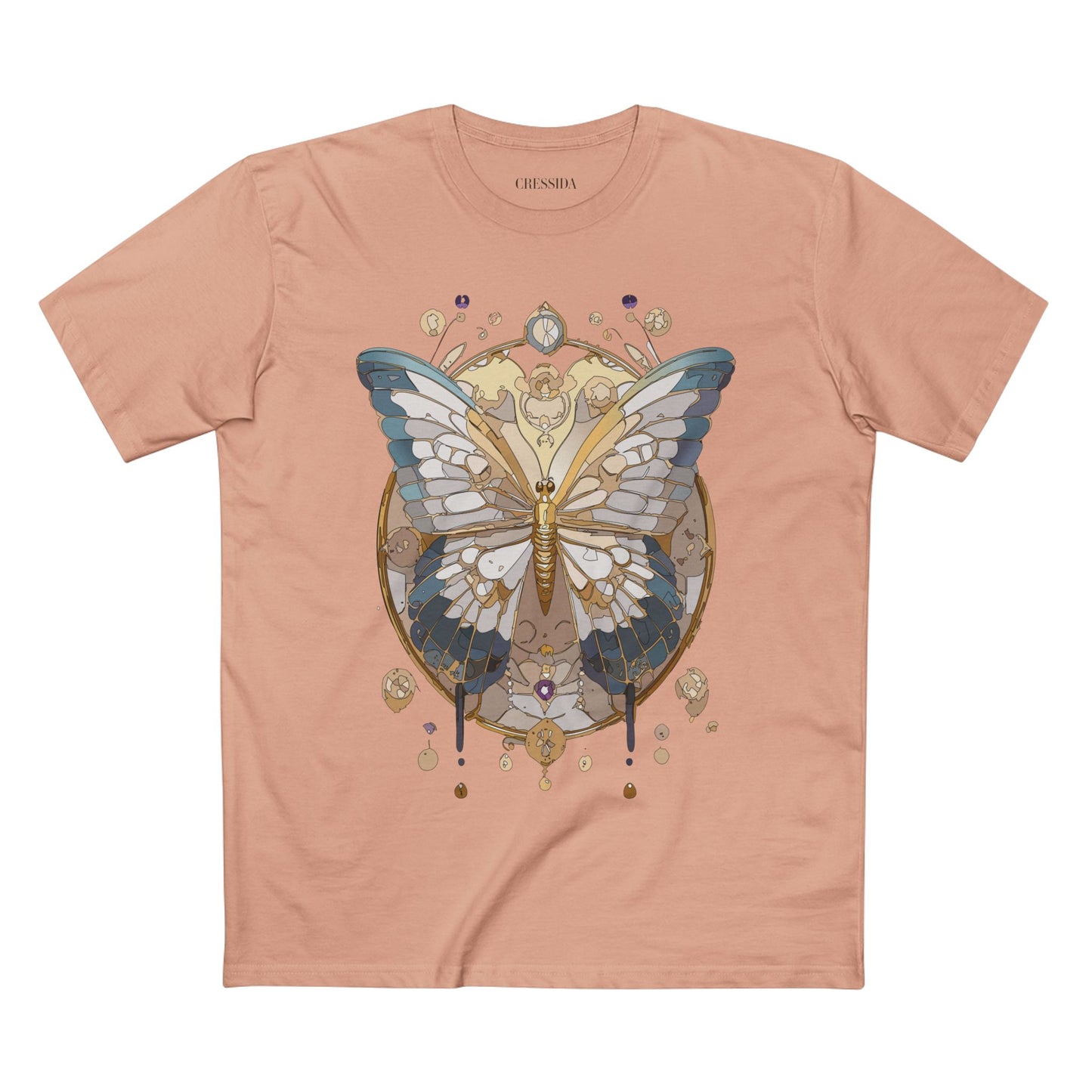 Butterfly shirt, Shirt with Butterfly, Tee Shirt with Antique Butterfly
