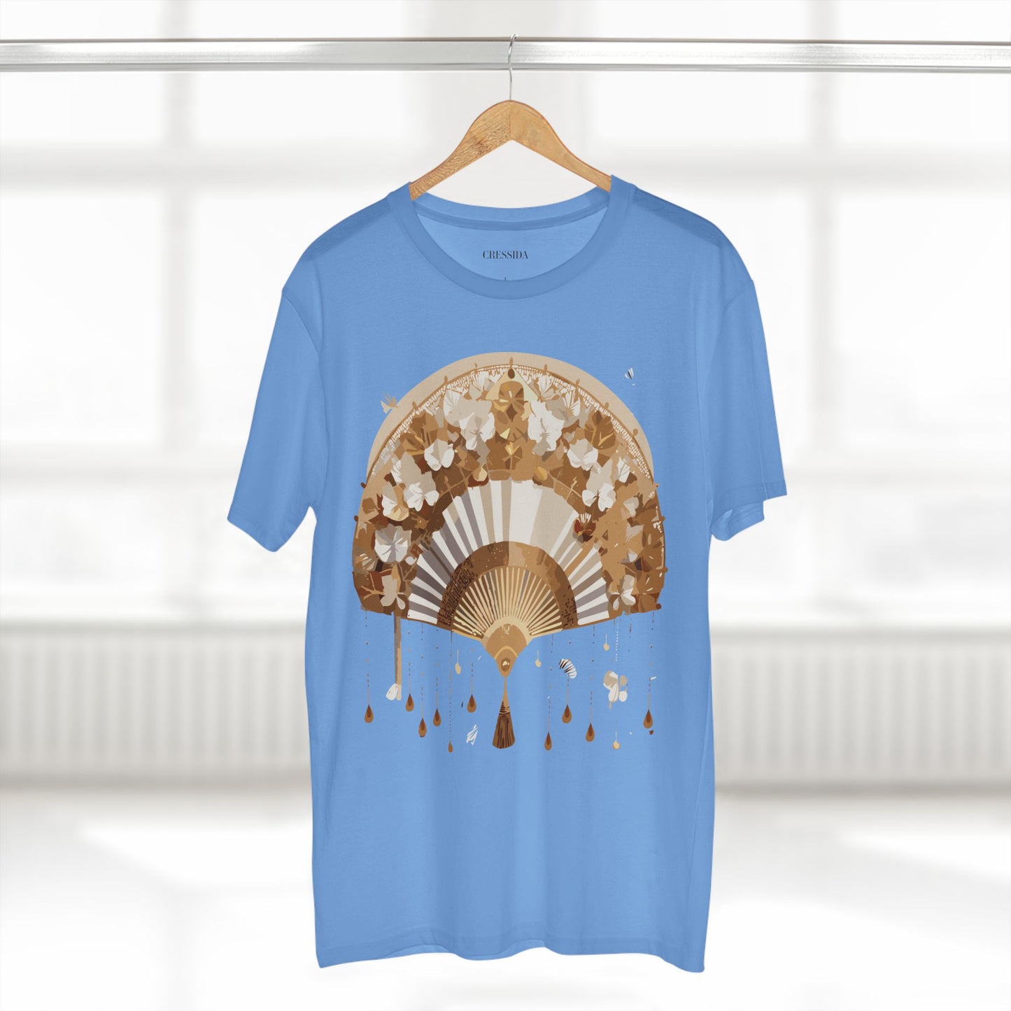 Fan shirt, Shirt with Fan, Tee Shirt with Antique Fan