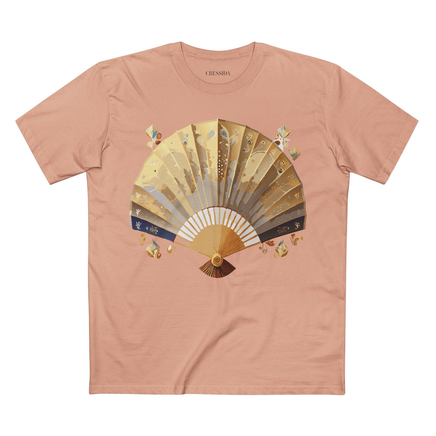Fan shirt, Shirt with Fan, Tee Shirt with Antique Fan