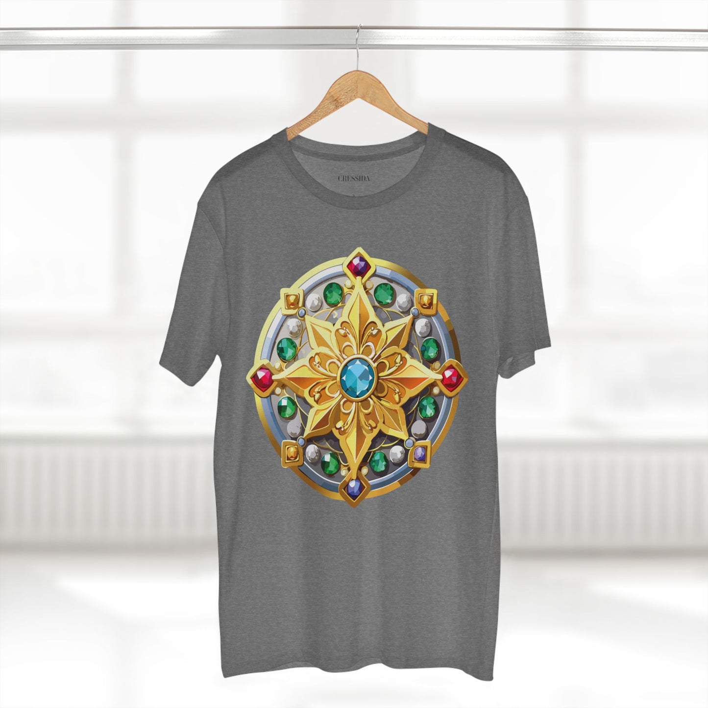 Medallion Shirt, Shirt with Medallion, Tee Shirt with Medal