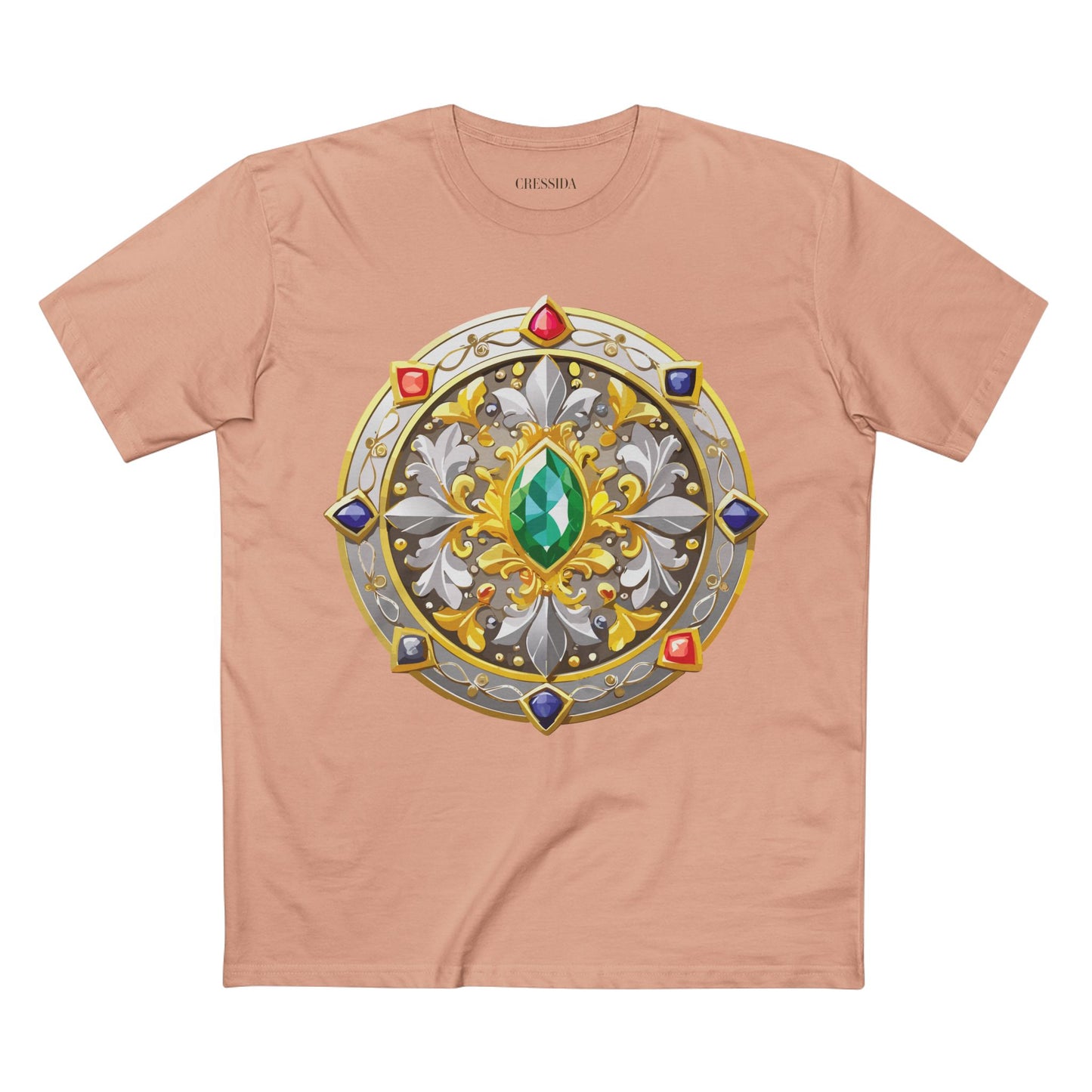 Medallion Shirt, Shirt with Medallion, Tee Shirt with Medal