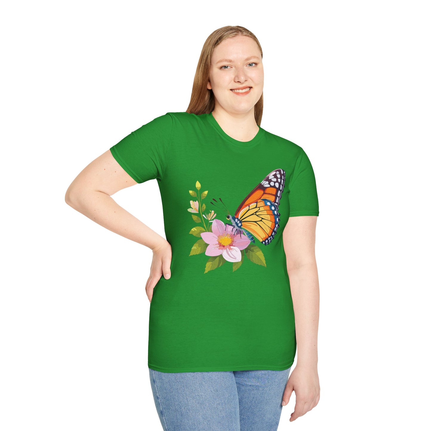 Butterfly Shirt, T Shirt with Butterfly, Monarch Shirt
