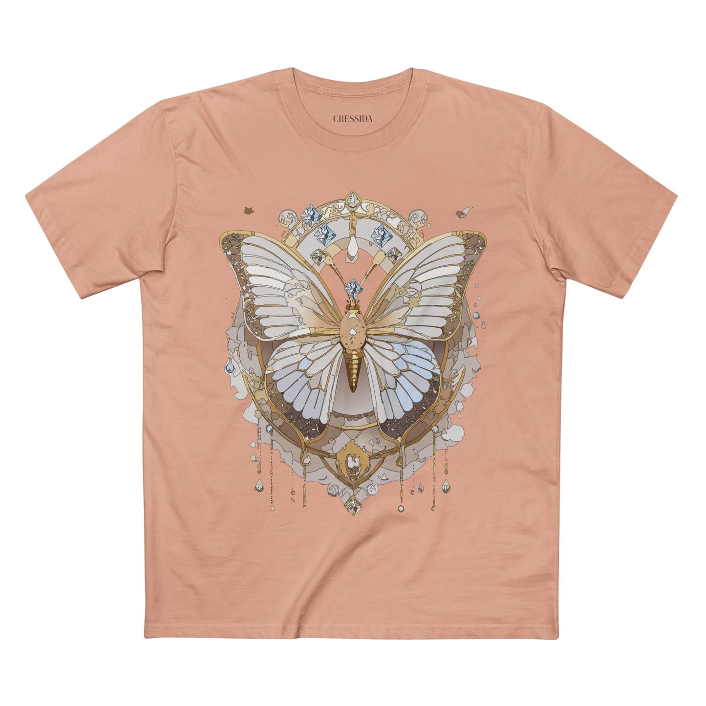 Butterfly shirt, Shirt with Butterfly, Tee Shirt with Antique Butterfly