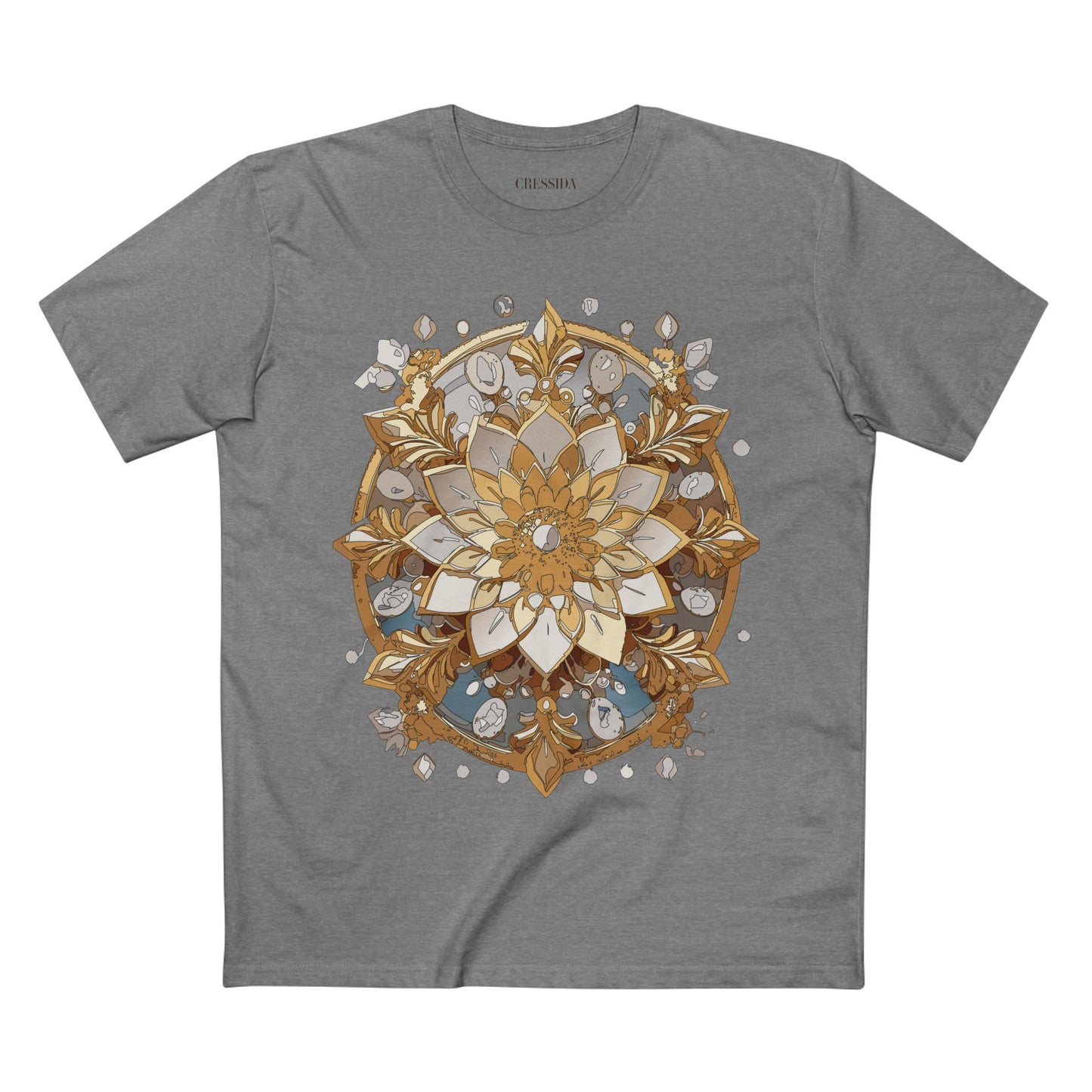 Floral Shirt, Shirt with Flower, Tee Shirt with Antique Flower