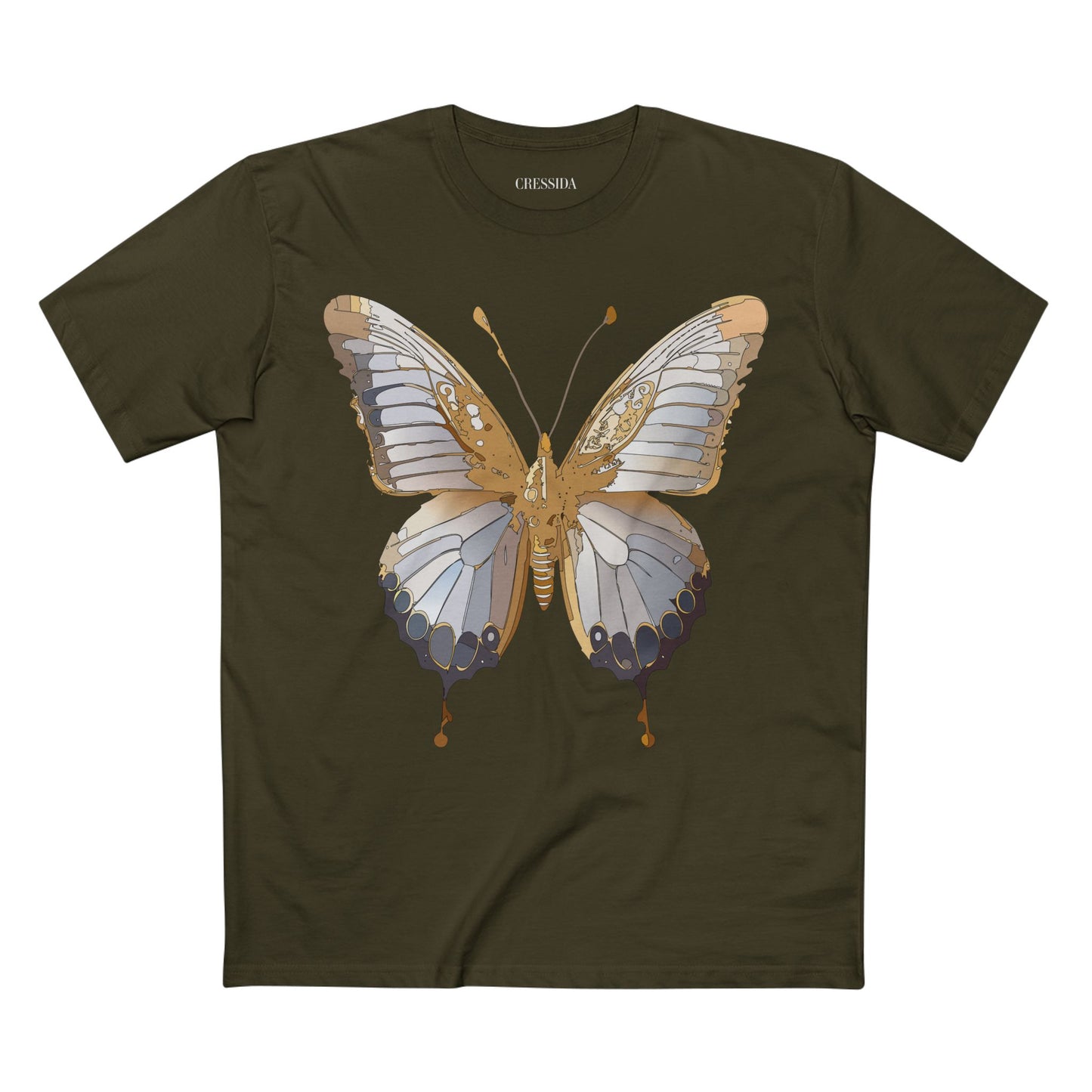 Butterfly shirt, Shirt with Butterfly, Tee Shirt with Antique Butterfly