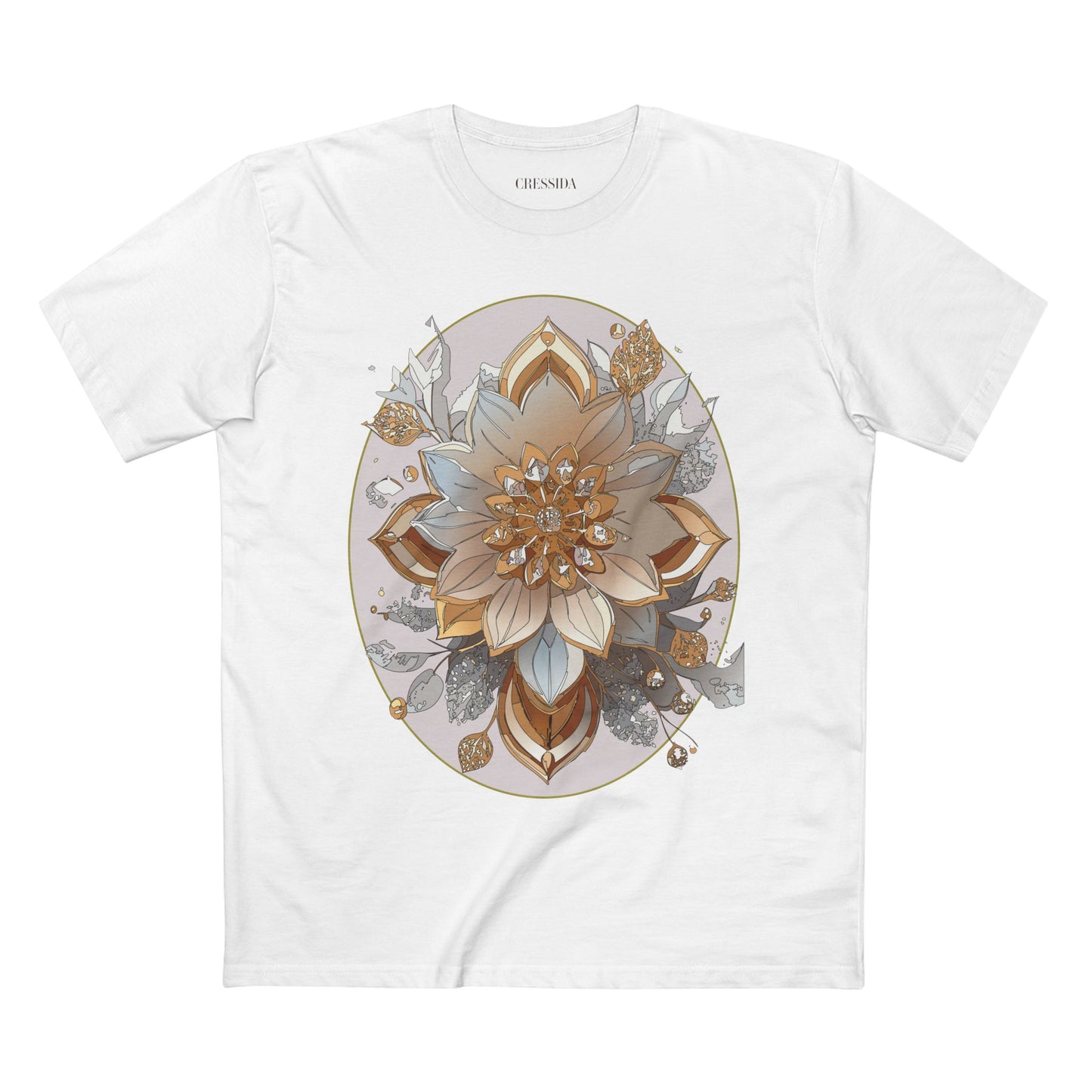 Floral Shirt, Shirt with Flower, Tee Shirt with Antique Flower