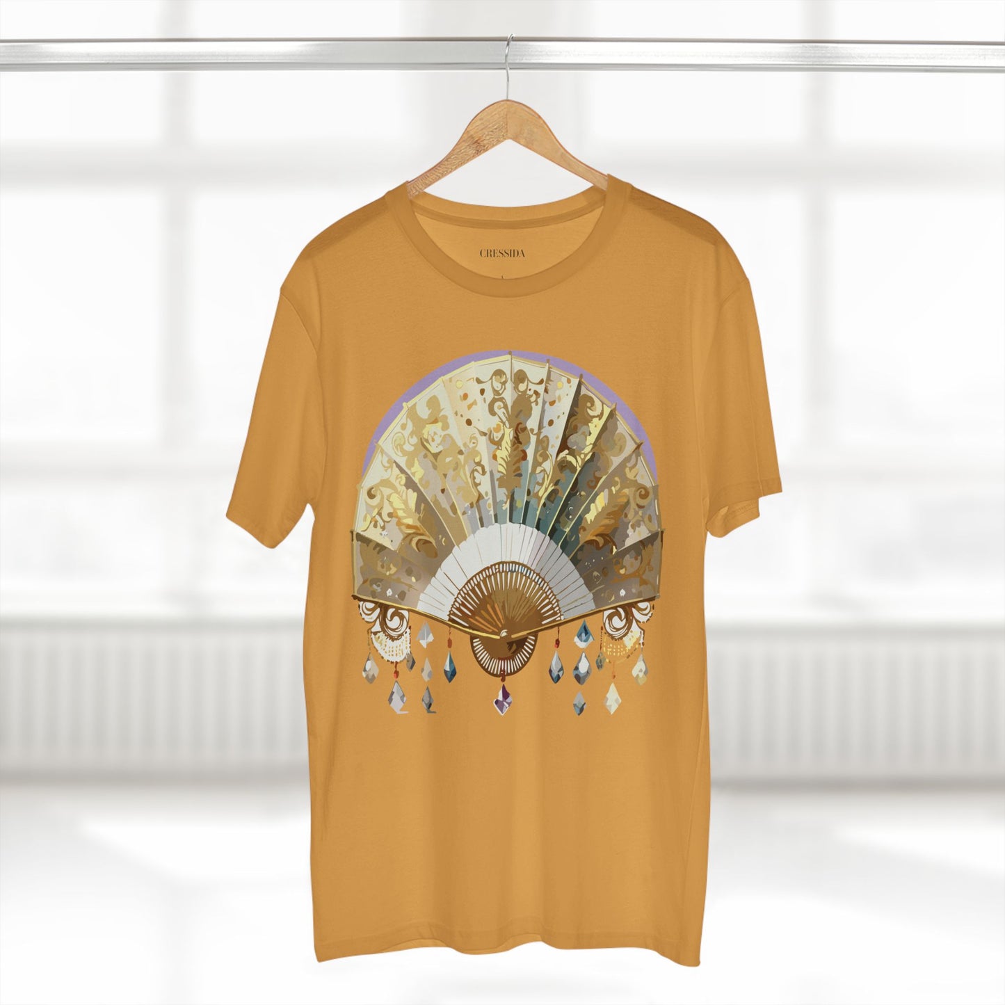 Fan shirt, Shirt with Fan, Tee Shirt with Antique Fan