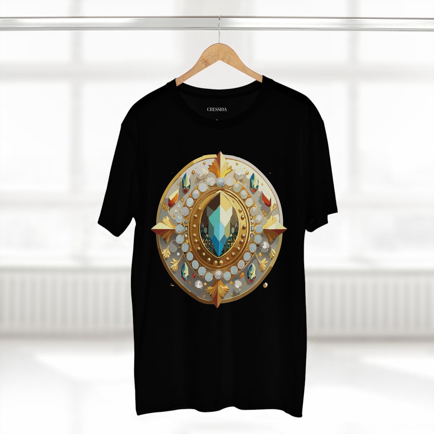 Medallion Shirt, Shirt with Medallion, Tee Shirt with Medal