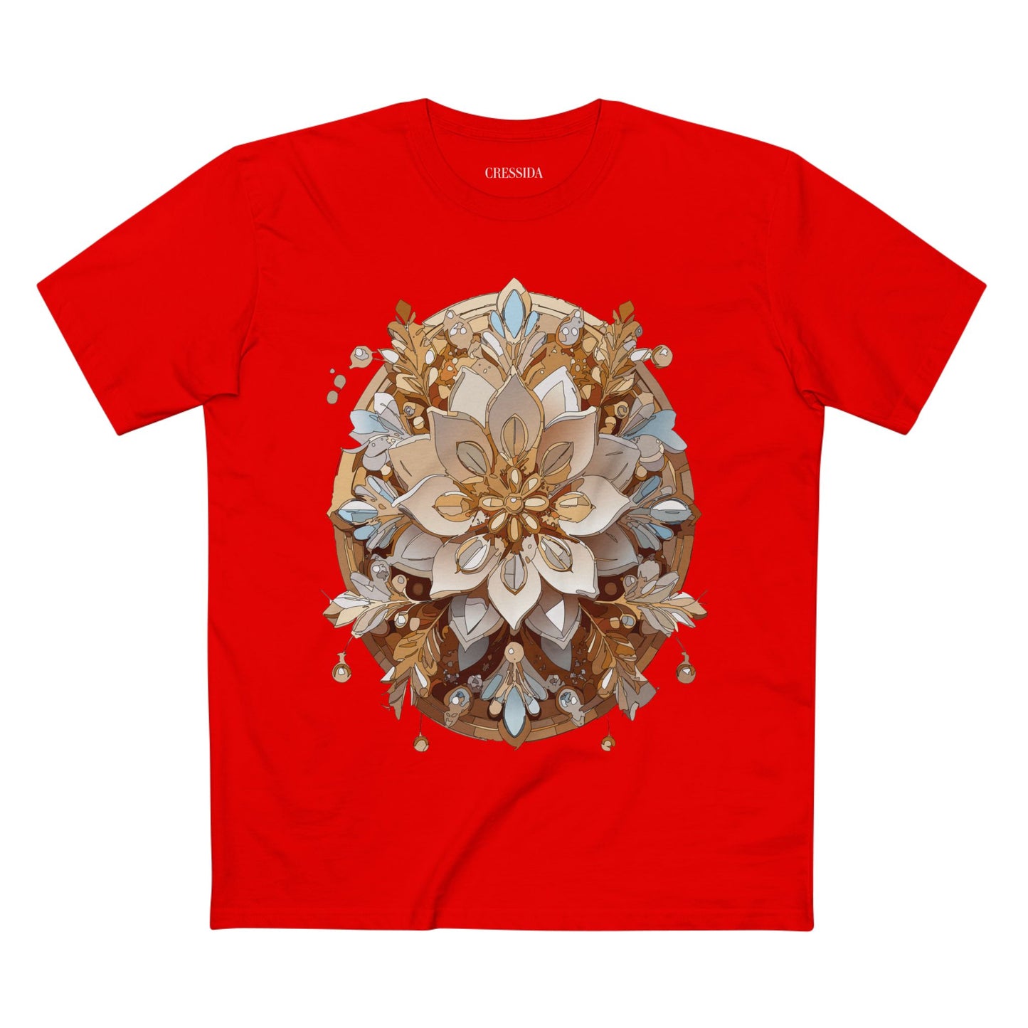 Floral Shirt, Shirt with Flower, Tee Shirt with Antique Flower
