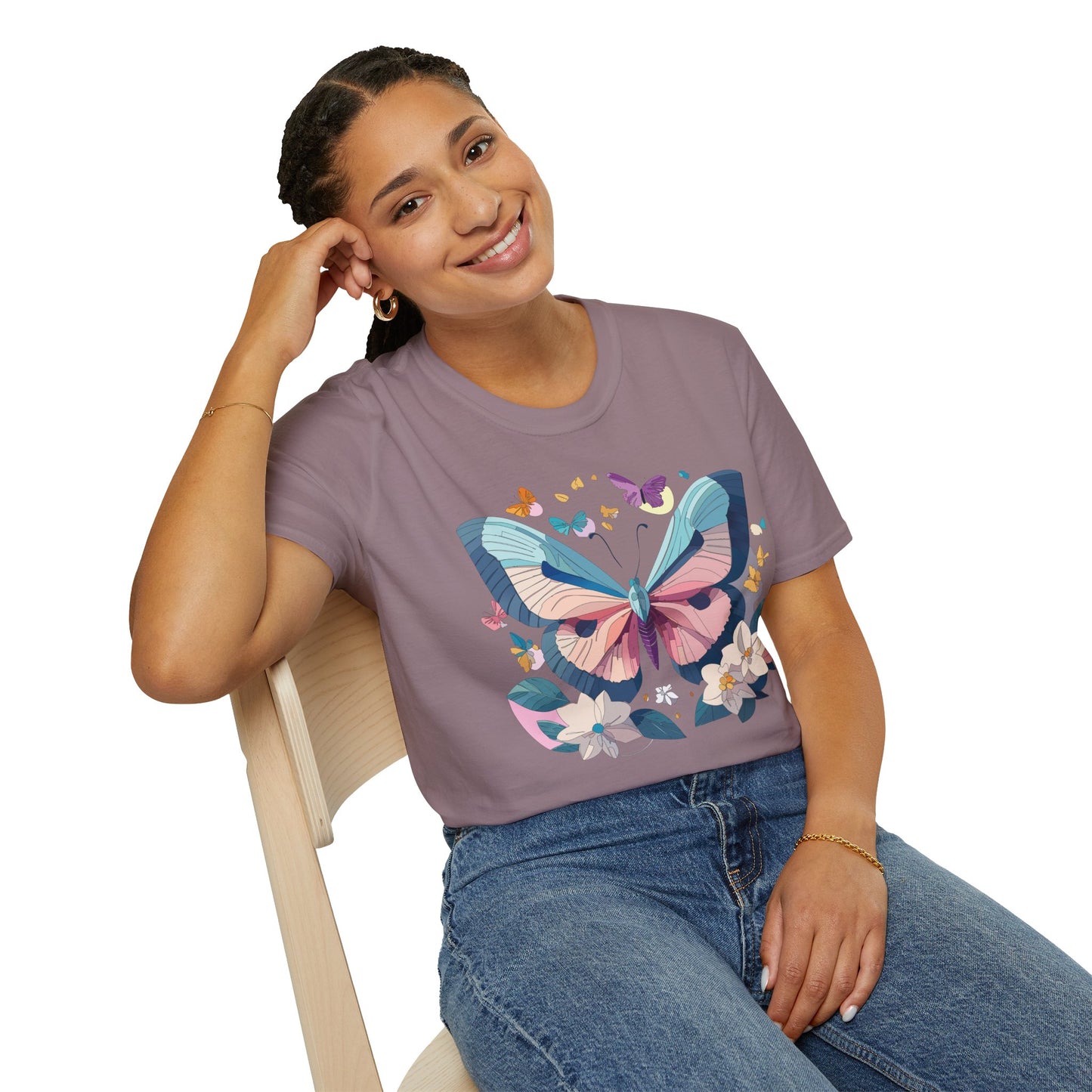 Butterfly Shirt, T Shirt with Butterfly, Monarch Shirt