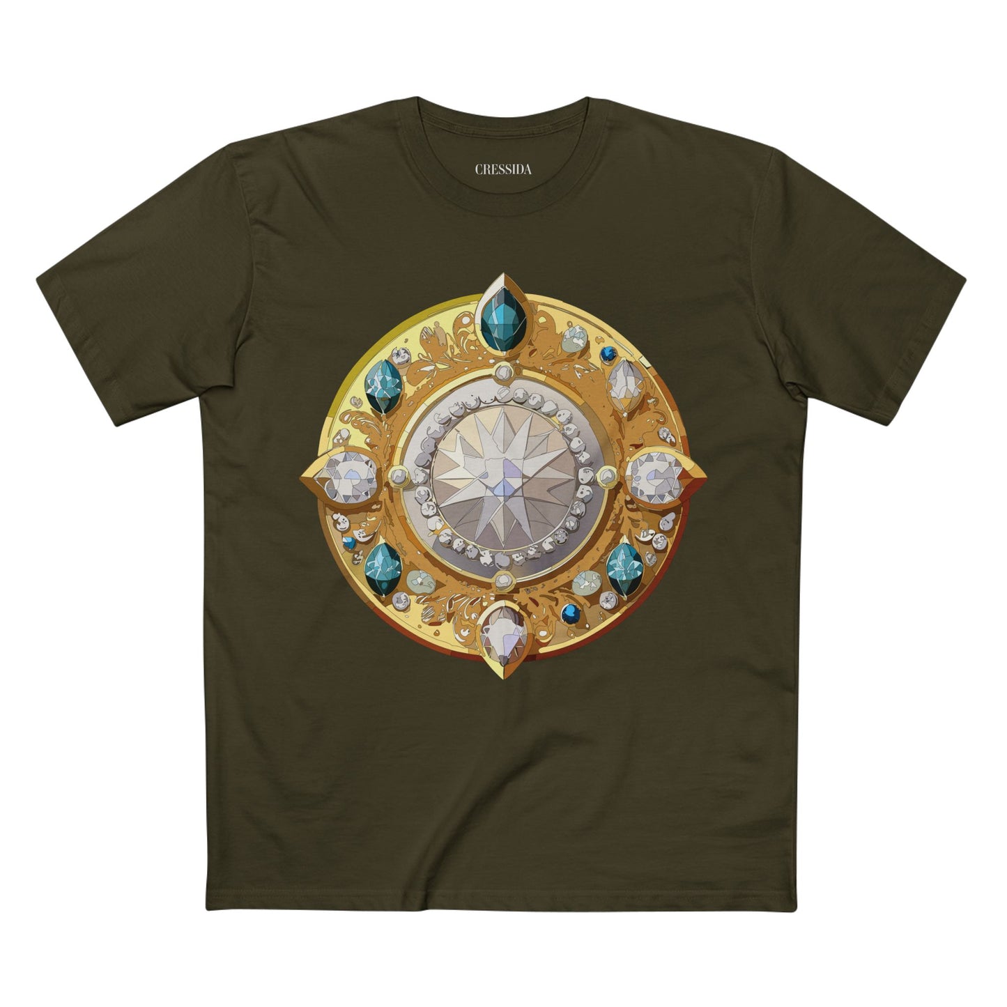 Medallion Shirt, Shirt with Medallion, Tee Shirt with Medal