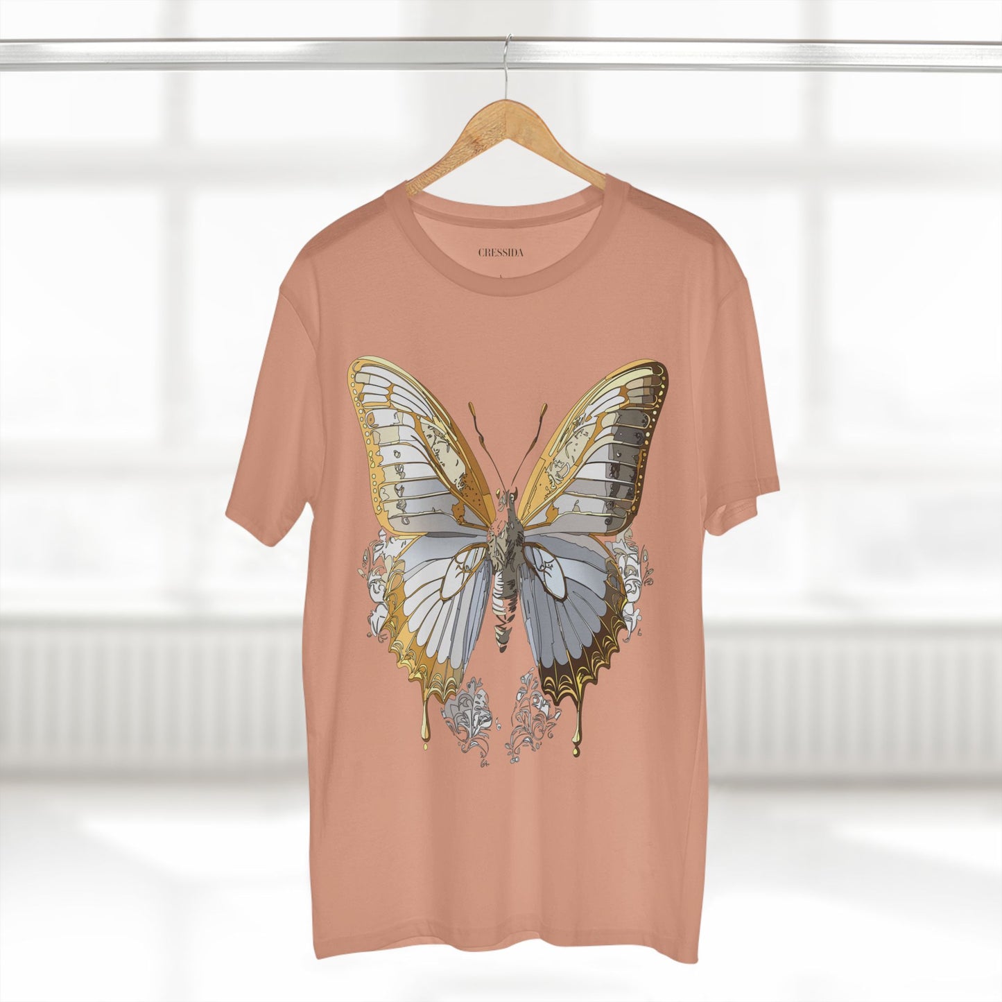 Butterfly shirt, Shirt with Butterfly, Tee Shirt with Antique Butterfly