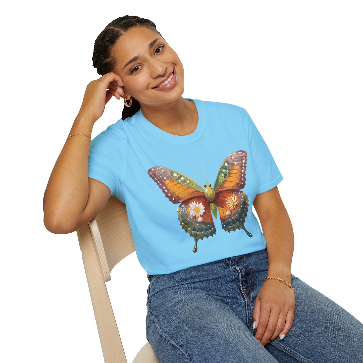 Butterfly Shirt, T Shirt with Butterfly, Monarch Shirt