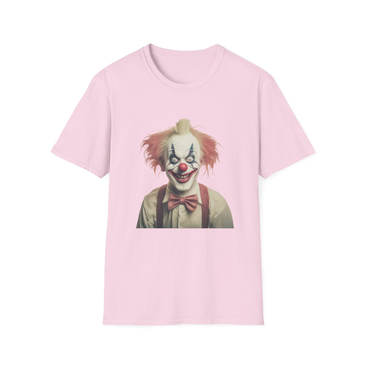 Clown Shirt, T Shirt with Clown, Funny Man Shirt, Tee Shirt with Funny Man, Circus Shirt, Shirt with Circus, Scary Man Shirt, Shirt with Scary Man