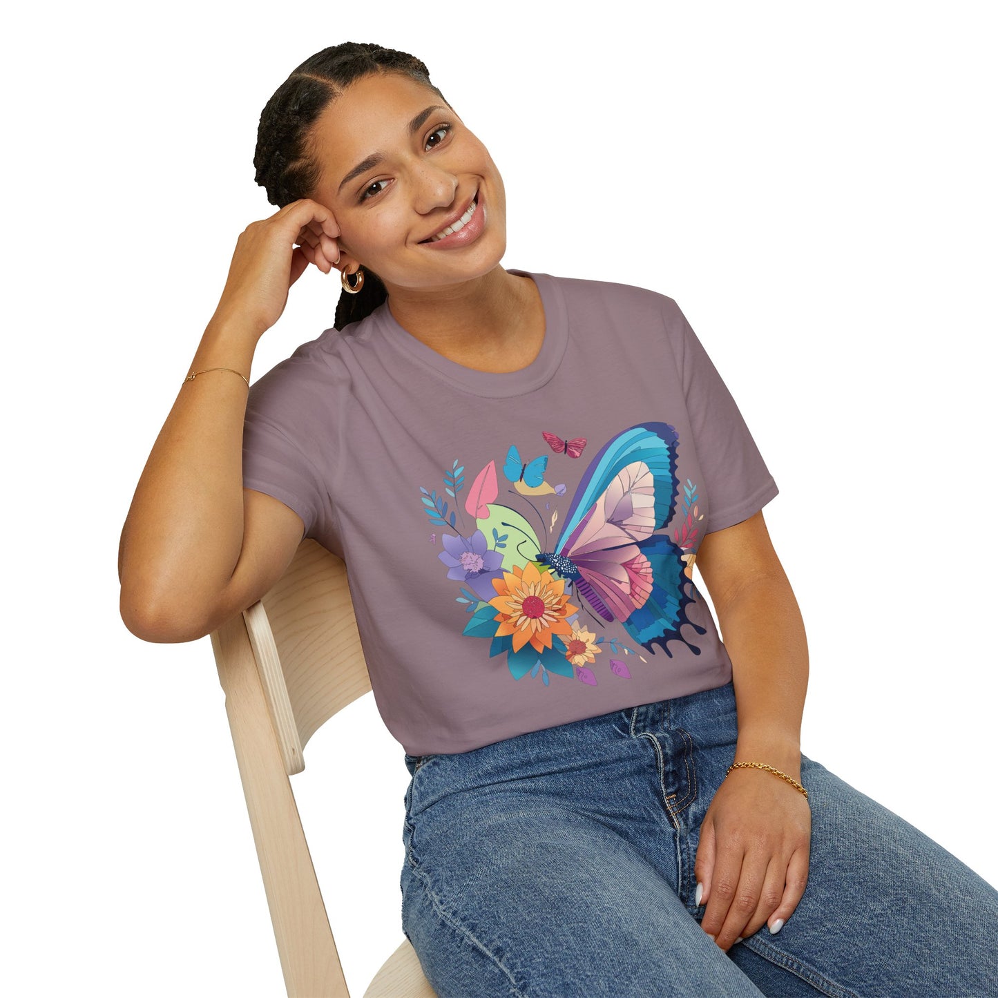 Butterfly Shirt, T Shirt with Butterfly, Monarch Shirt