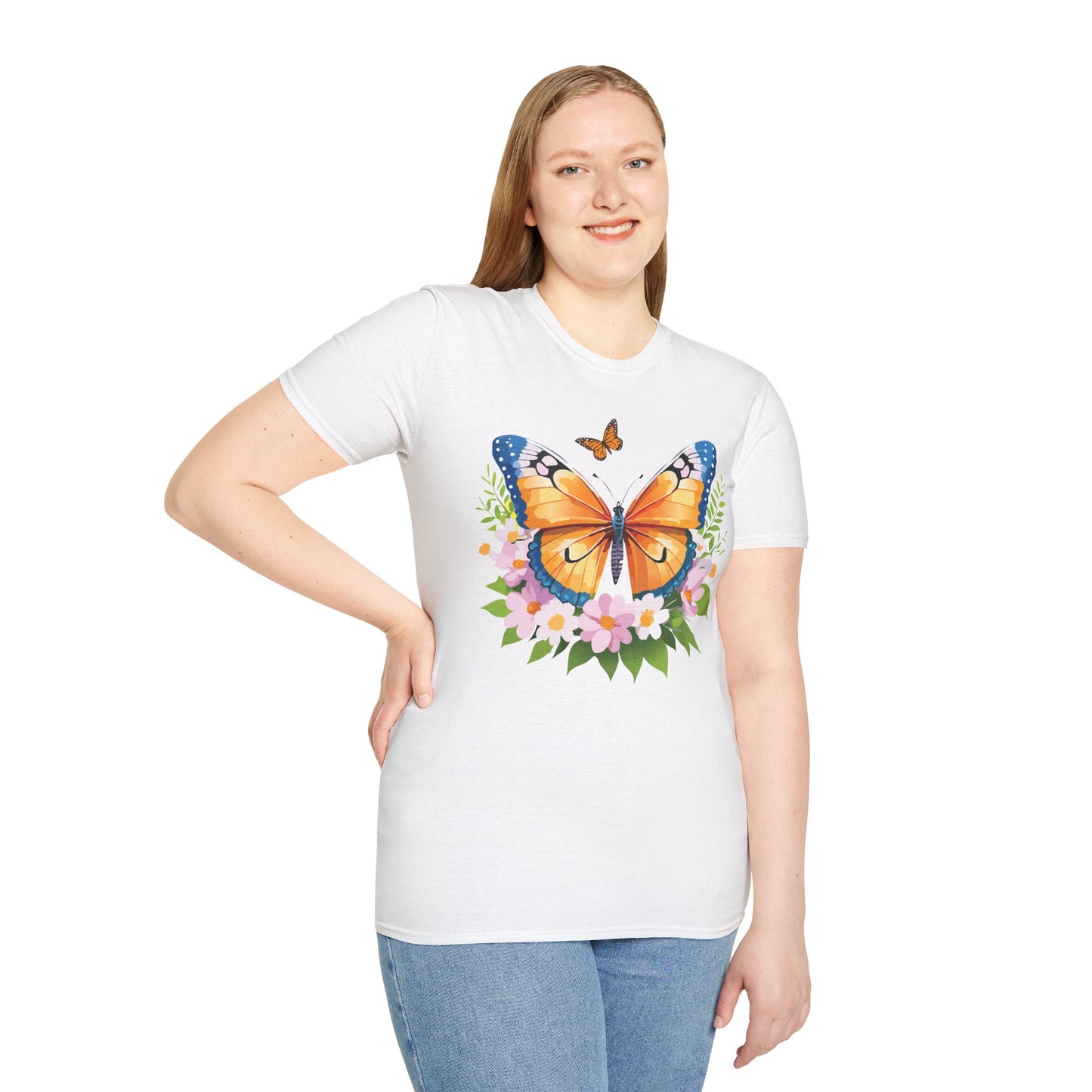 Butterfly Shirt, T Shirt with Butterfly, Monarch Shirt