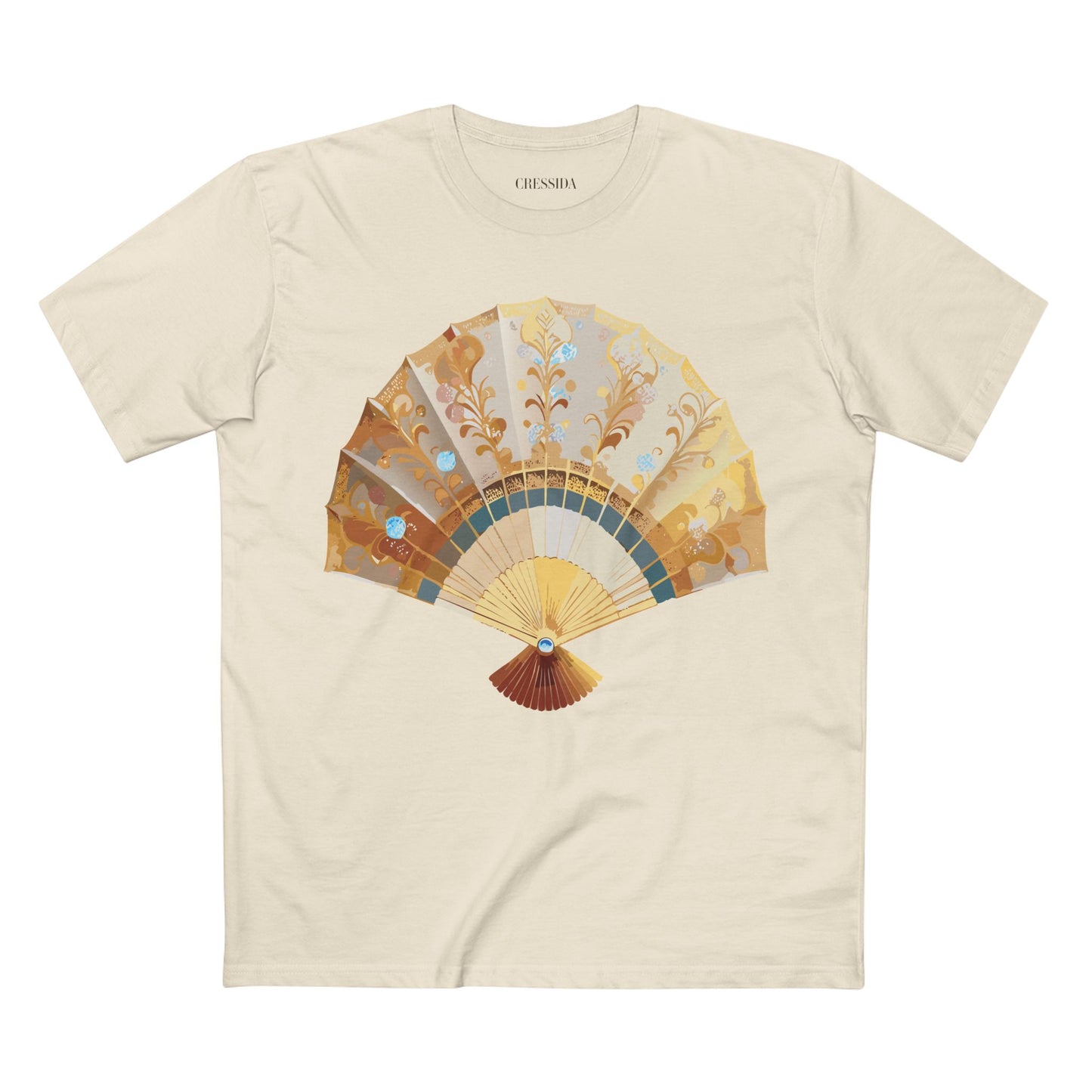 Fan shirt, Shirt with Fan, Tee Shirt with Antique Fan