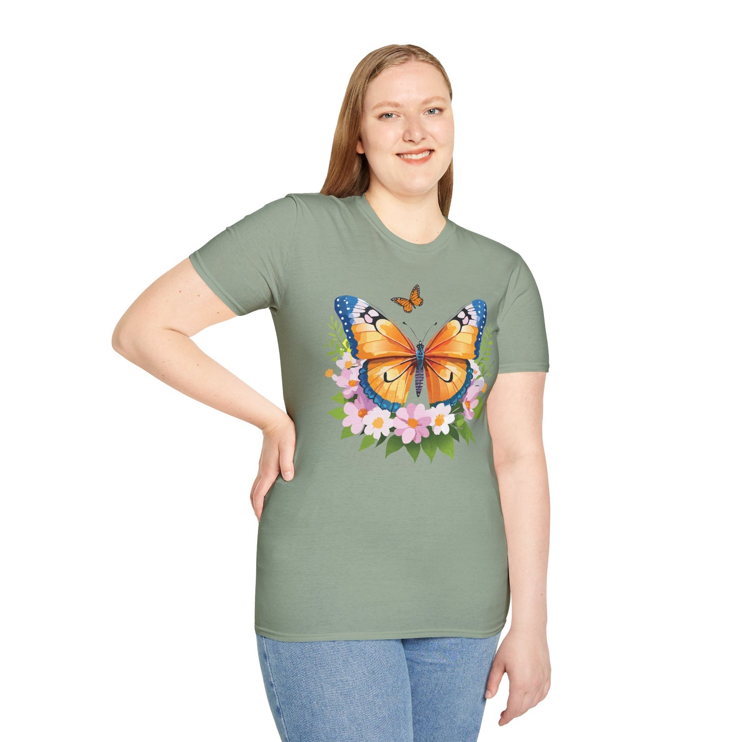 Butterfly Shirt, T Shirt with Butterfly, Monarch Shirt