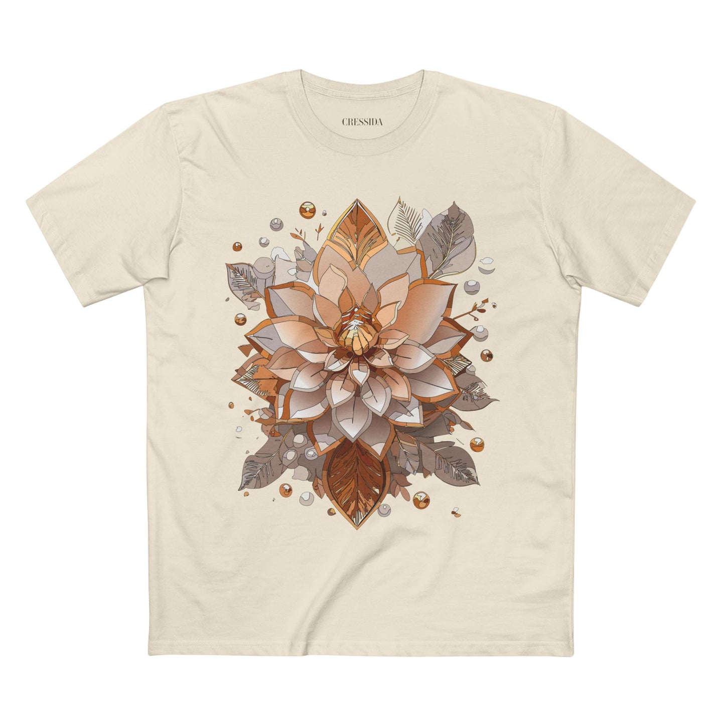 Floral Shirt, Shirt with Flower, Tee Shirt with Antique Flower