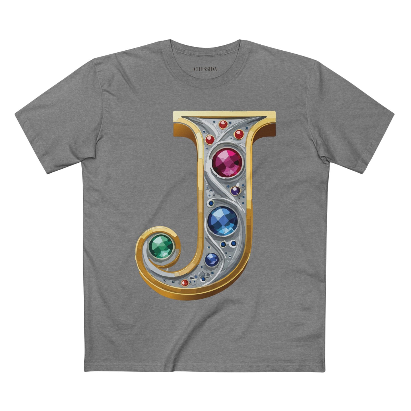 Letter Shirt, Shirt with Letters, Tee Shirt with Gold Letters