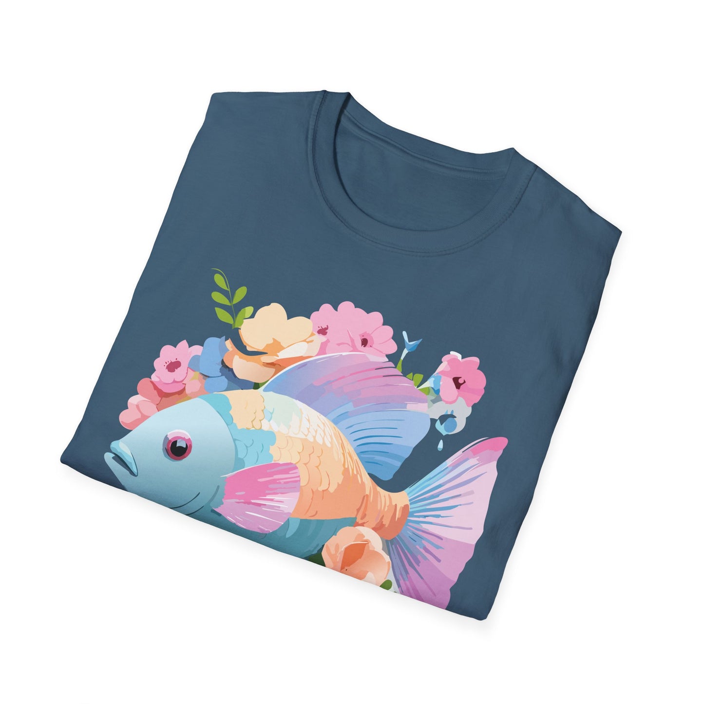 Fish Art Design Shirt, T Shirt with Fish, Graphic Shirt, Tee Shirt with Graphic Design, Shirt with Fish Graphic Art