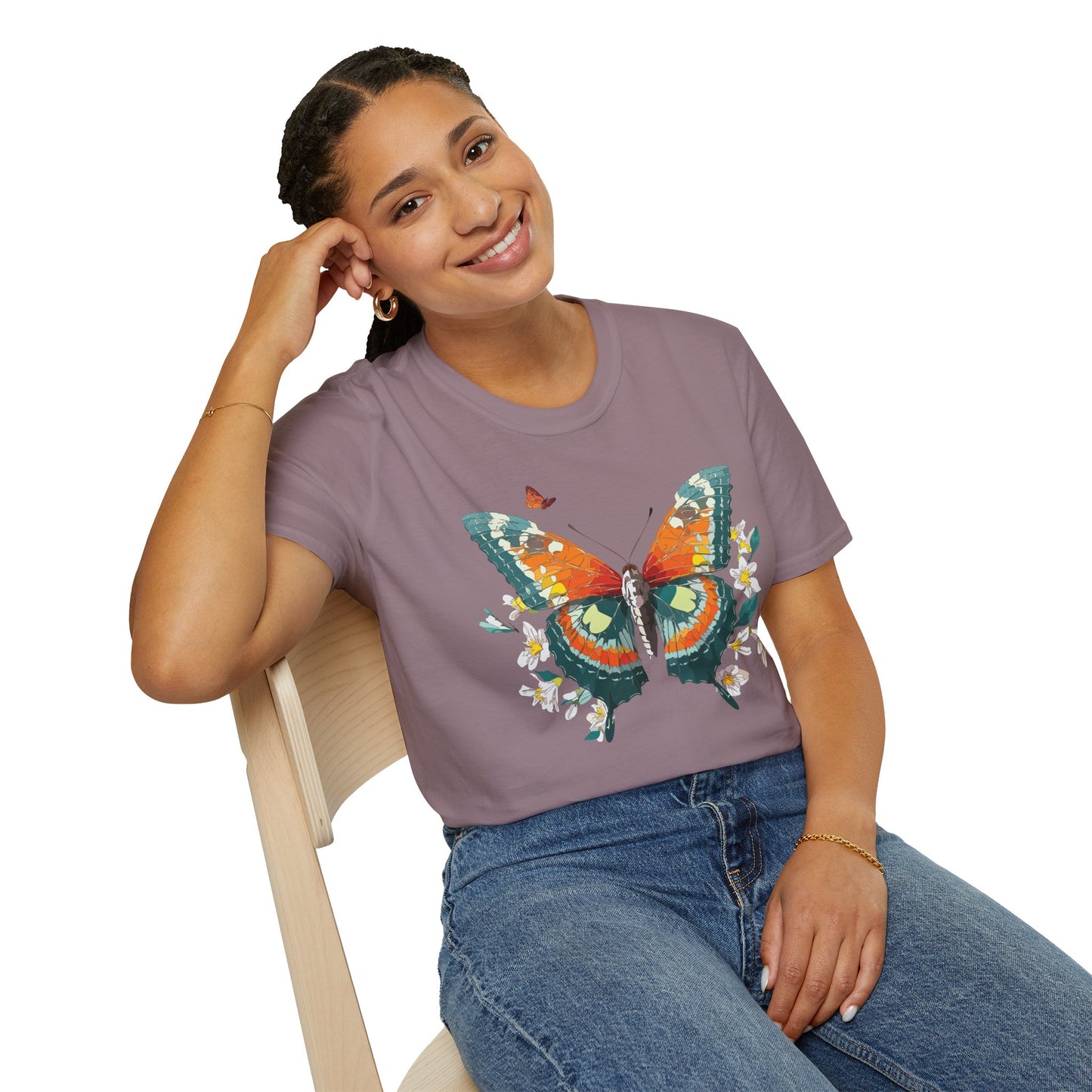 Butterfly Shirt, T Shirt with Butterfly, Monarch Shirt
