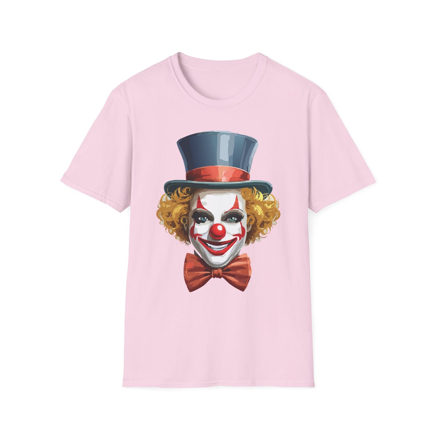 Clown Shirt, T Shirt with Clown, Funny Man Shirt, Tee Shirt with Funny Man, Circus Shirt, Shirt with Circus, Scary Man Shirt, Shirt with Scary Man