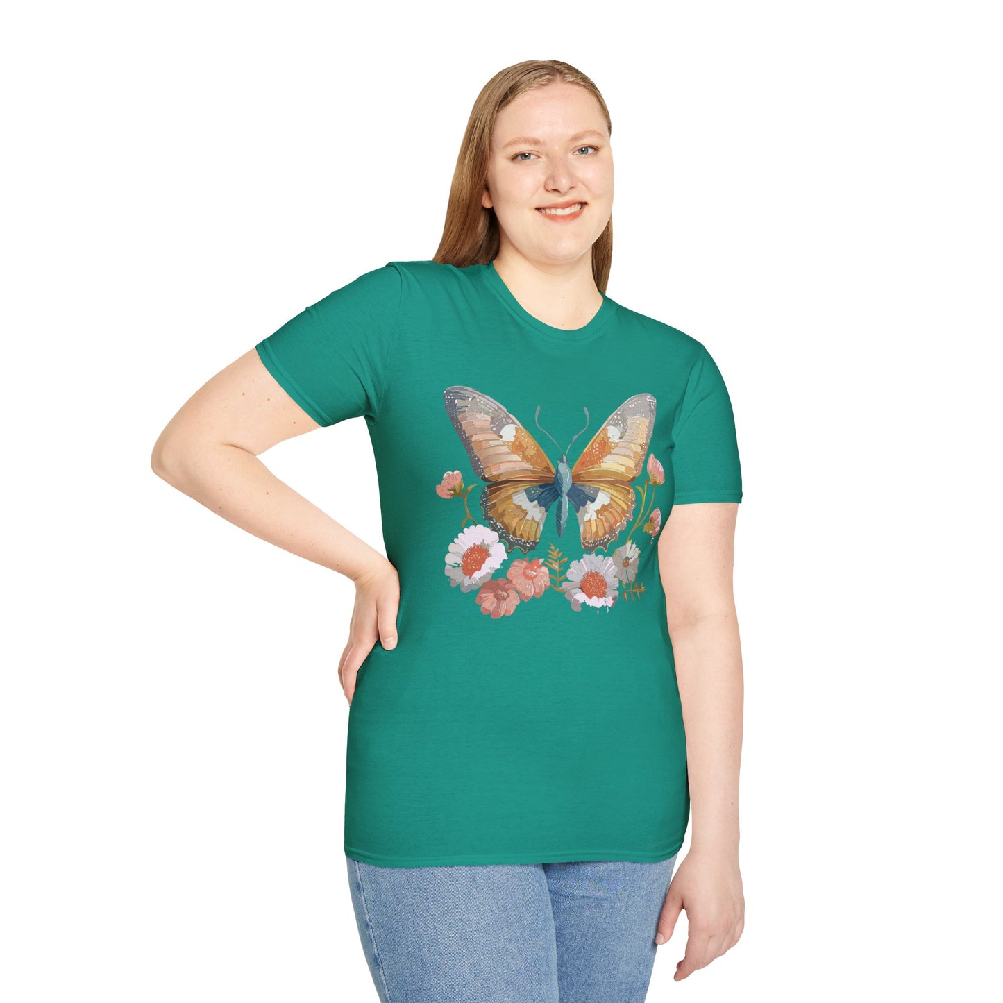 Butterfly Shirt, T Shirt with Butterfly, Monarch Shirt